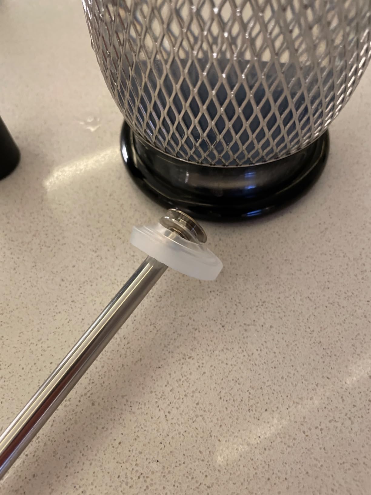 iSi North America Soda Siphon Classic Mesh Sodamaker for Making Carbonating Beverages, 1 Quart, Stainless Steel,Silver customer photo 2