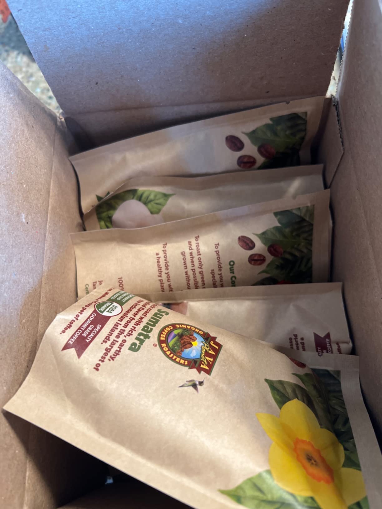 Java Planet Low Acid Organic Coffee Gift Sampler Set, 1.32 LBs in 6 Bags customer photo 2