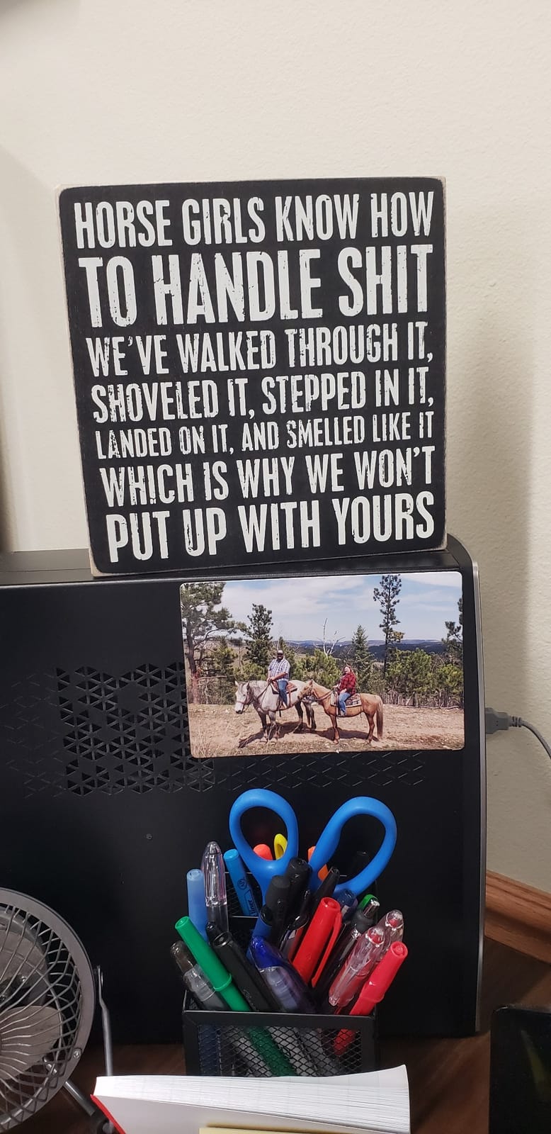 Primitives by Kathy Box Sign, Horse Girls (31184) customer photo 1
