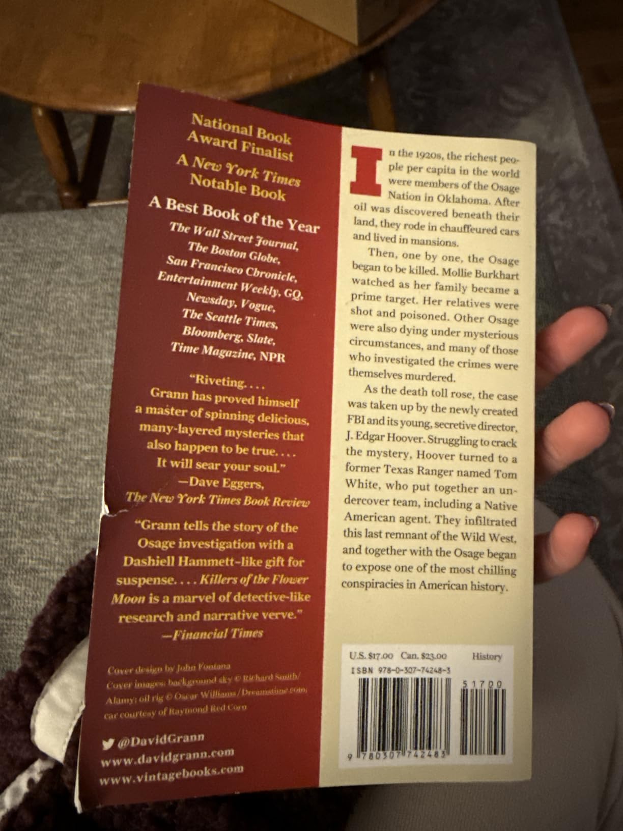 Killers of the Flower Moon: The Osage Murders and the Birth of the FBI customer photo 2