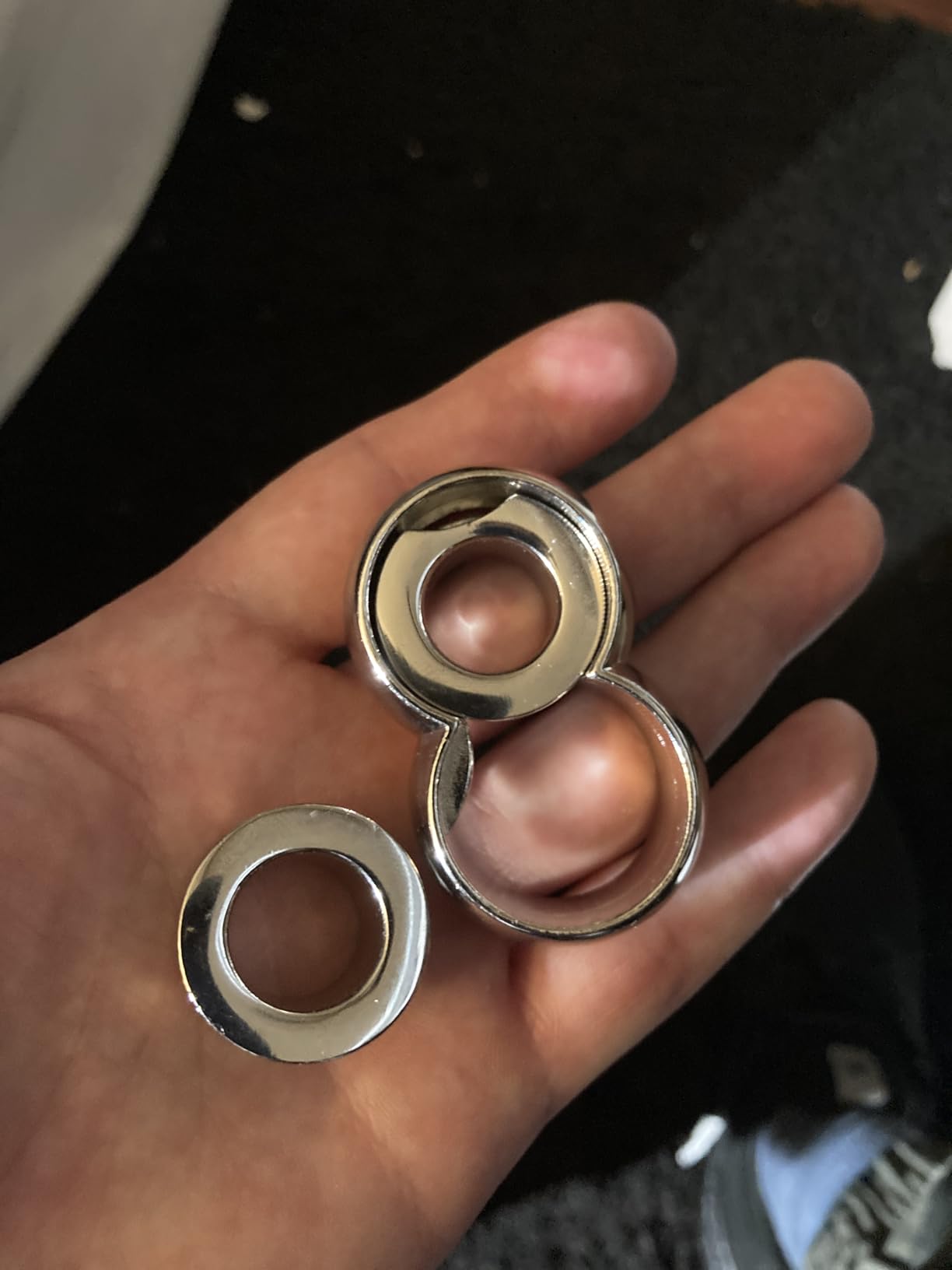 BePuzzled | Infinity Hanayama Metal Brainteaser Puzzle Mensa Rated Level 6, for Ages 12 and Up customer photo 2