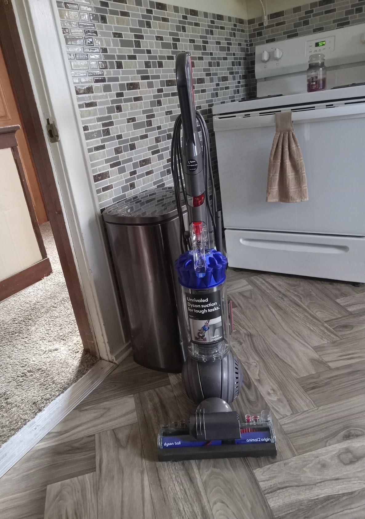 Dyson Upright Vacuum Cleaner, Ball Animal 2, Iron/Purple customer photo 1