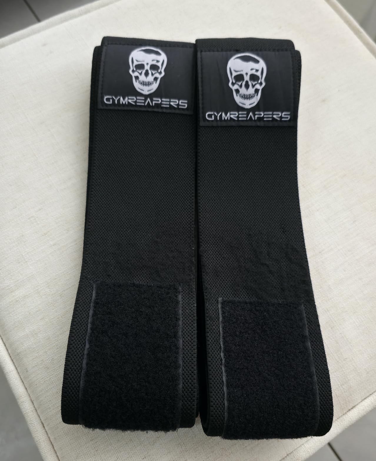 Gymreapers Knee Wraps for Squats and Powerlifting 72 Inch Compression Wraps with Strap for Men & Women Weightlifting Support customer photo 2