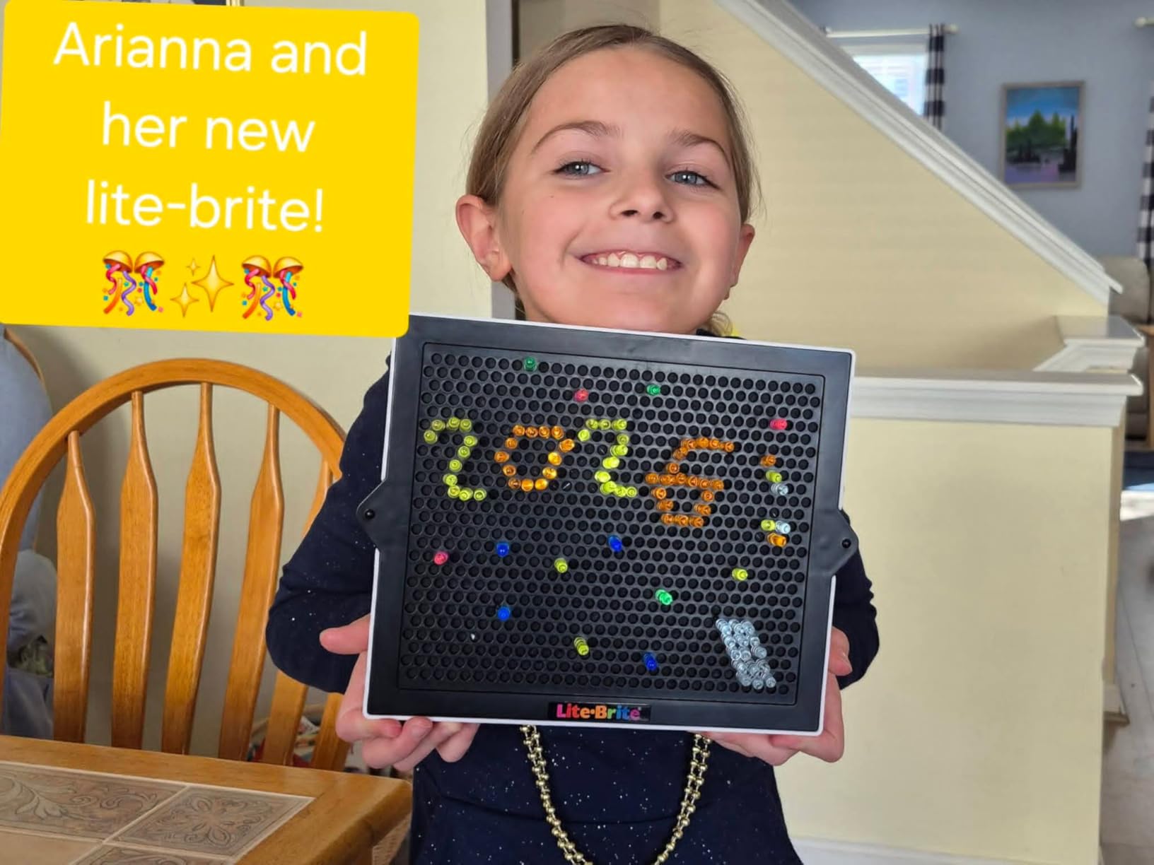Lite Brite Classic, Favorite Retro Toy - Create Art with Light, STEM, Educational Learning, Holiday, Birthday, Gift, Boys, Kid, Toddler, Girls Age 4+ customer photo 1