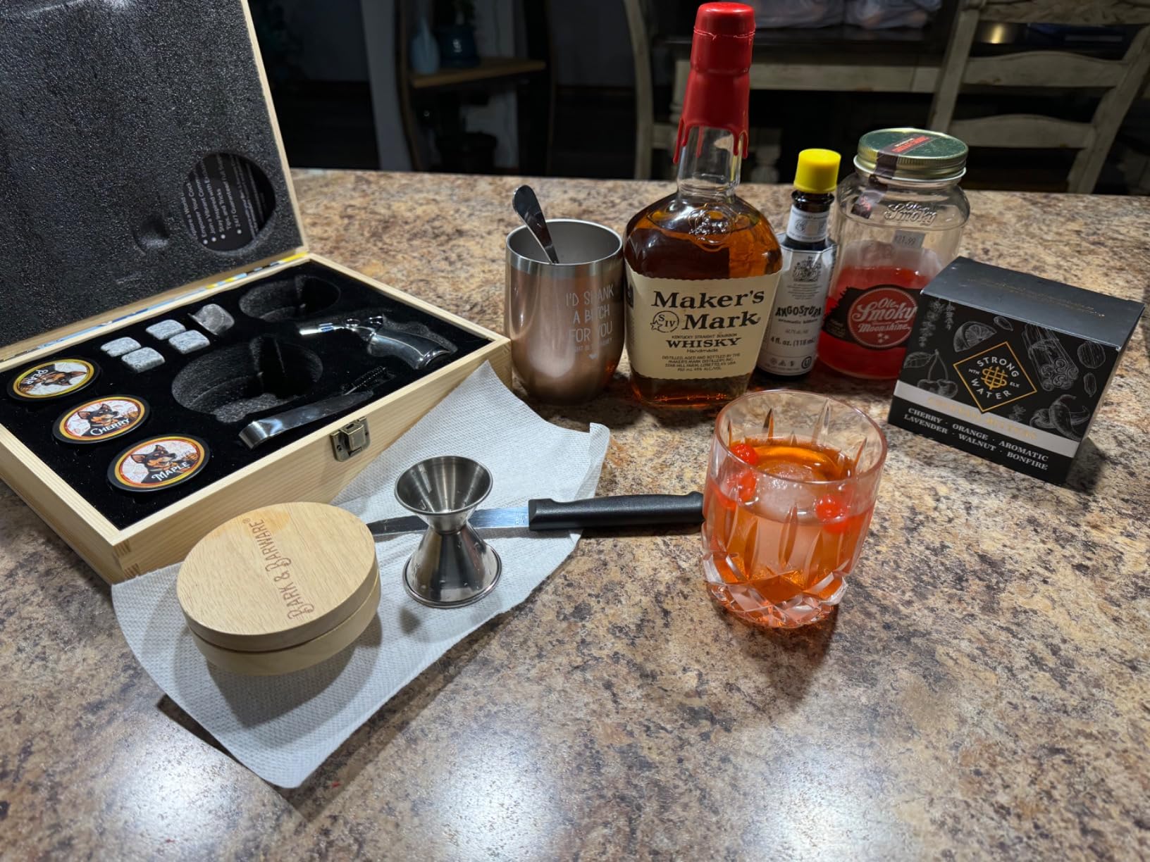 Strongwater Cocktail Bitters Sampler Set - 4 Flavors, Makes 32 Cocktails customer photo 1