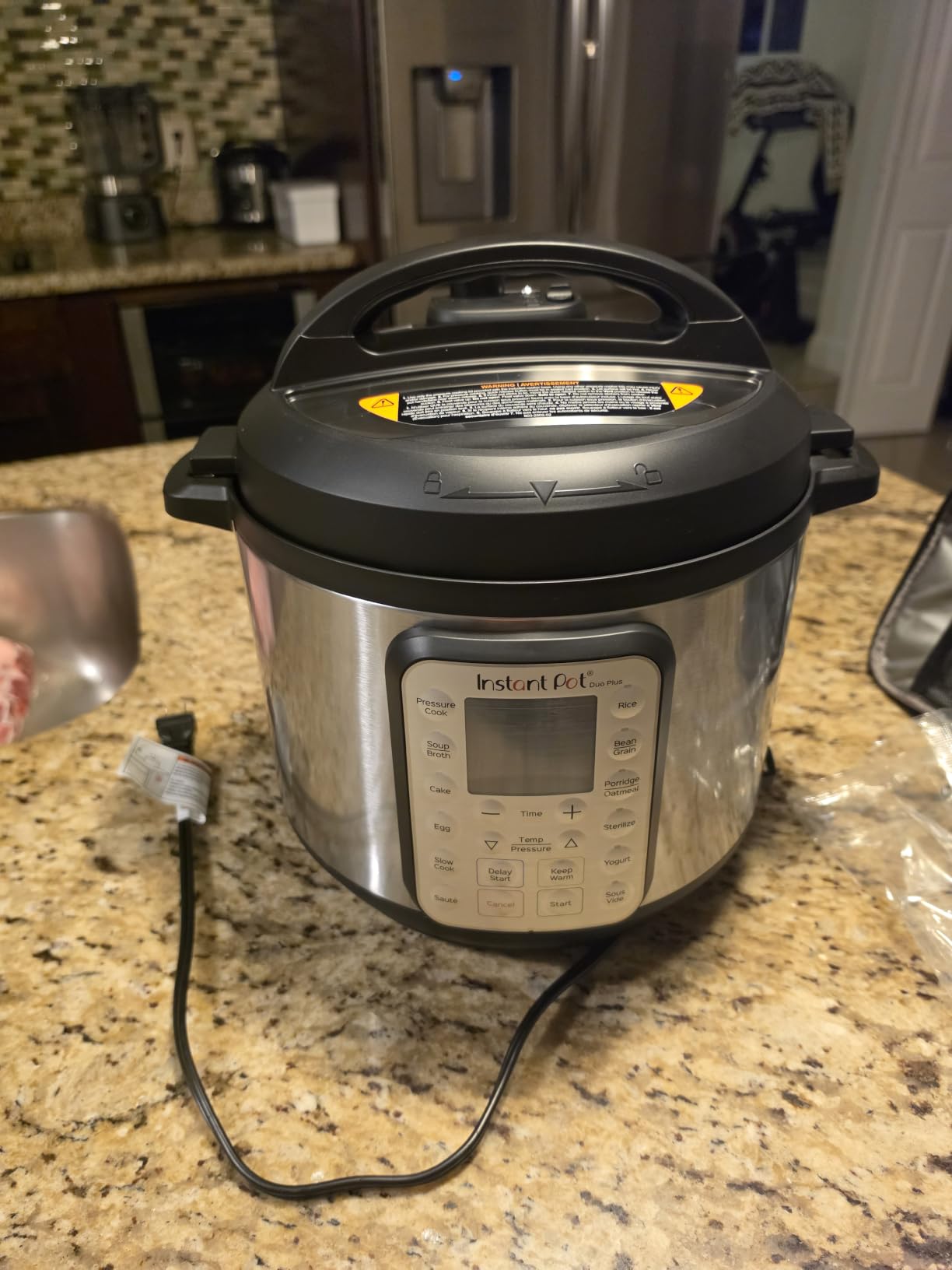 Instant Pot Duo Plus 6 Qt 9-in-1 Electric Pressure Cooker, Stainless Steel customer photo 1