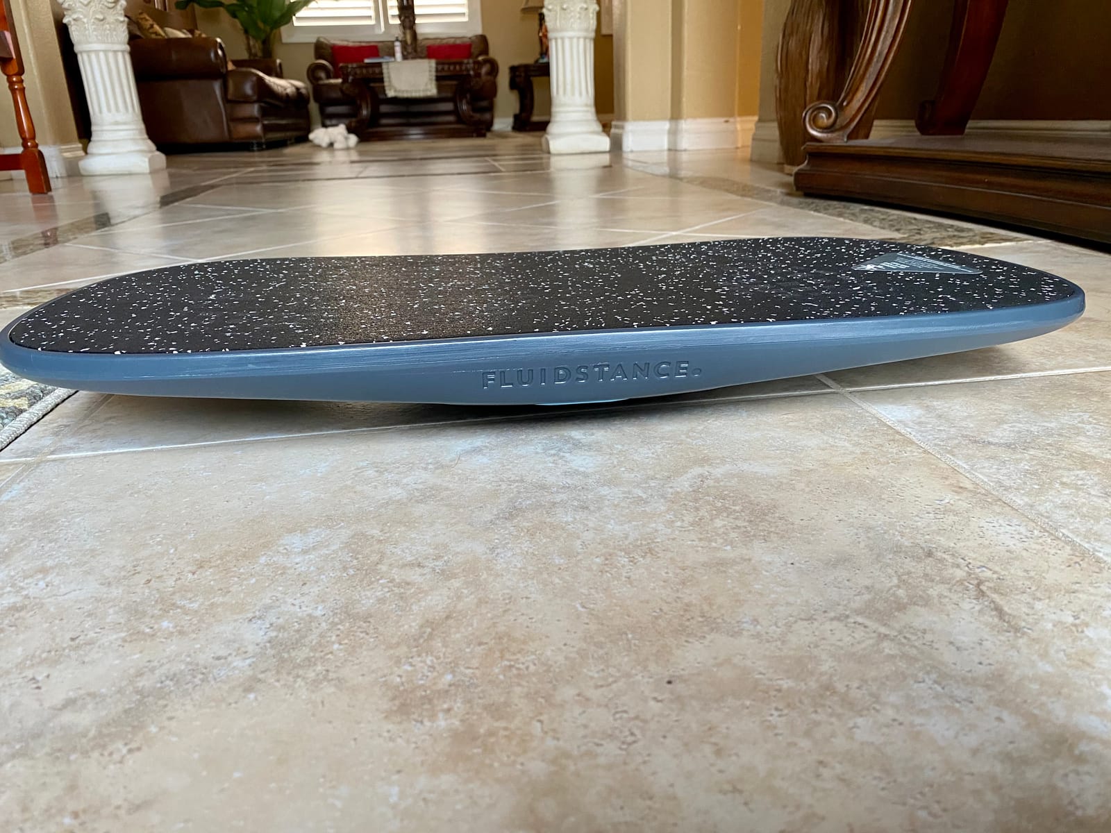 FluidStance Adult Balance Board for Standing Desk - Anti Fatigue USA Made 360 Degree Rocker Wobble Board as Exercise Equipment to Increase Focus & Movement - Sustainable Anti-Slip Plane Standing Board customer photo 2