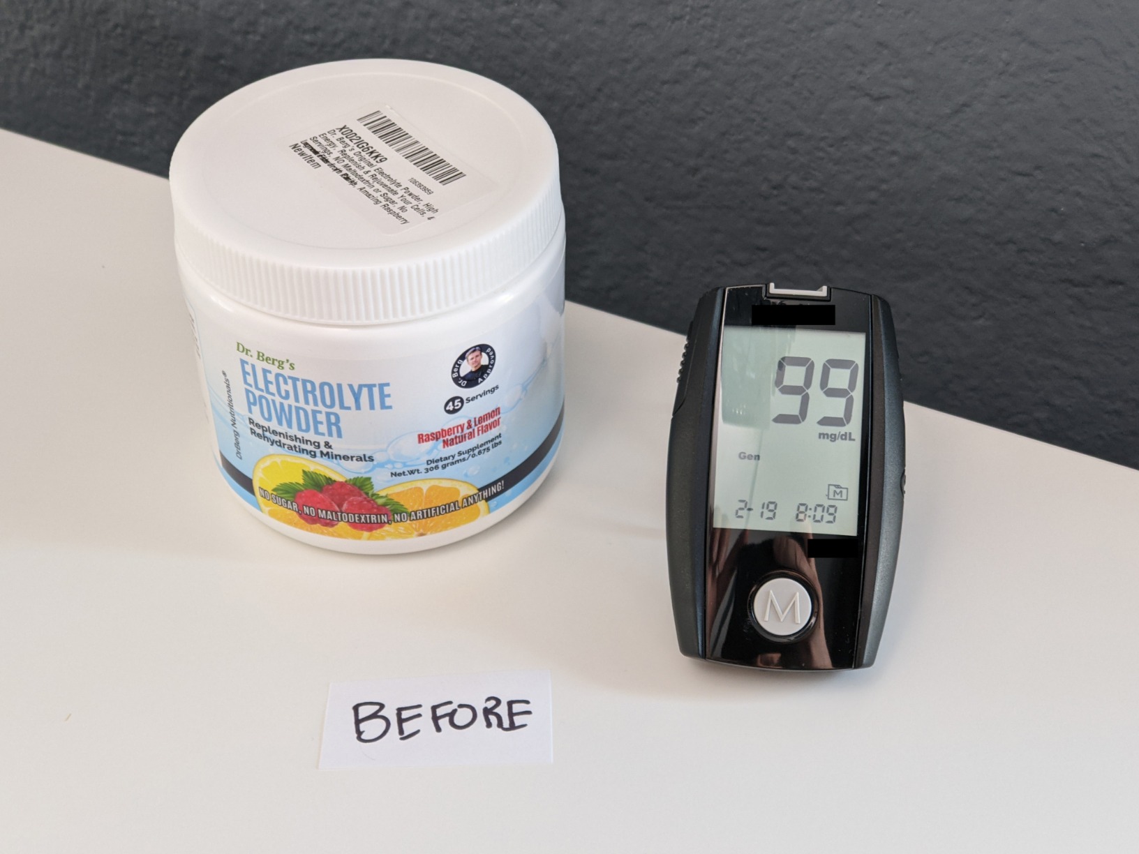 Dr. Berg Zero Sugar Hydration Keto Electrolyte Powder - Enhanced w/ 1000 mg of Potassium & Real Pink Himalayan Salt (NOT Table Salt) - Raspberry & Lemon Flavor Hydration Drink Supplement - 50 Servings customer photo 1