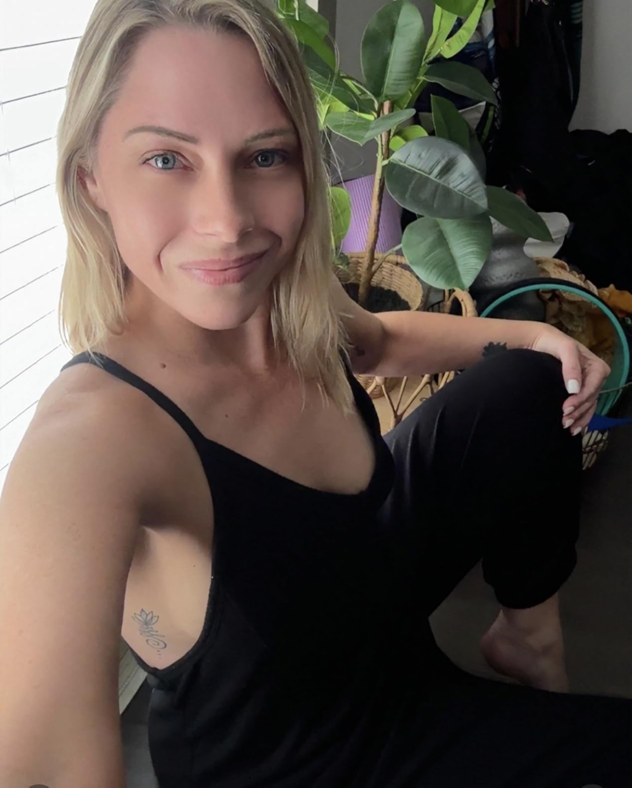 Yoga Wheel for Back Pain Relief - Beginners Guide & Strap Included customer photo 1