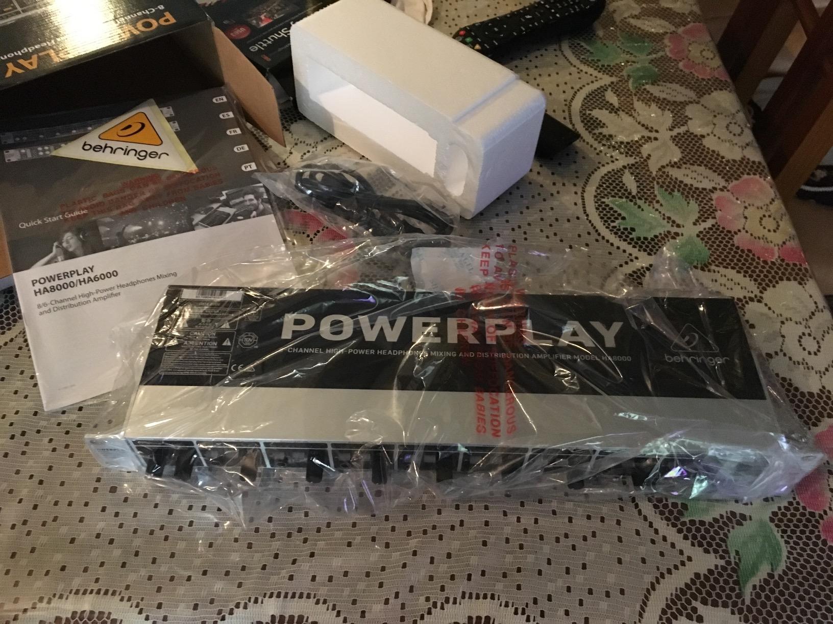 Behringer HA8000 V2 8-Channel High-Power Headphone Mixing and Distribution Amplifier | For Professional Stage and Studio Applications customer photo 2