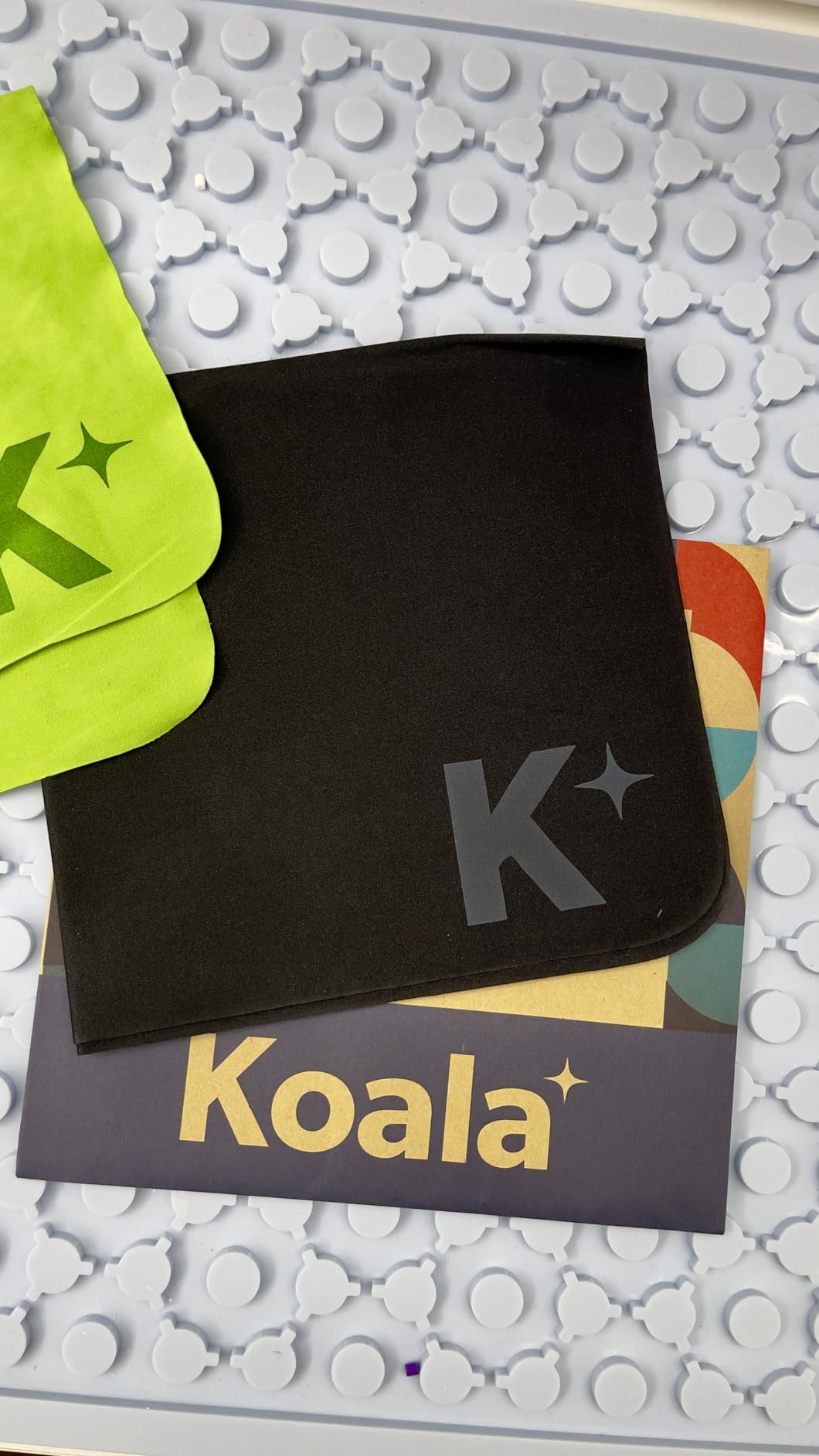 Koala Lens Cleaning Cloth | Japanese Microfiber | Black & Green (Pack of 6) customer photo 2