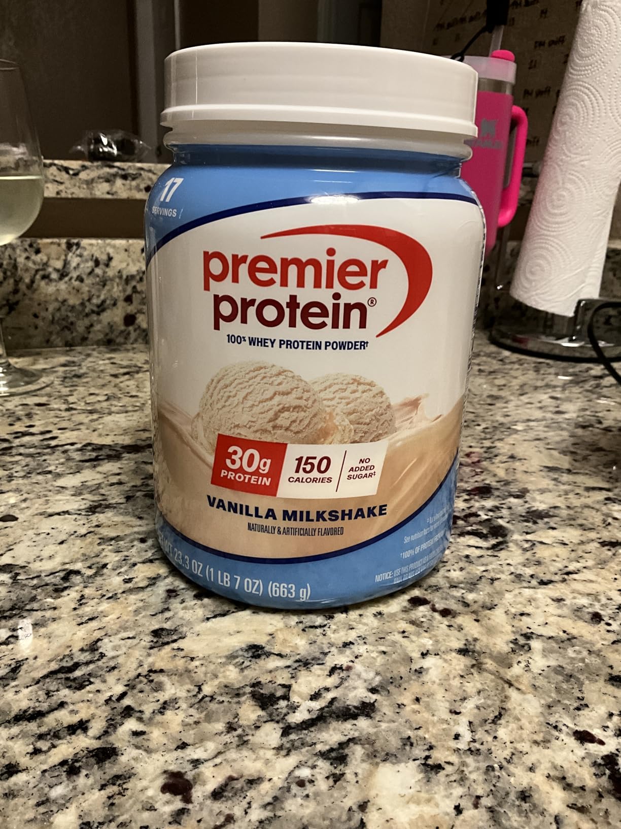 Premier Protein 30g High Protein Powder, 100% Whey, Vanilla, 17 Servings customer photo 1