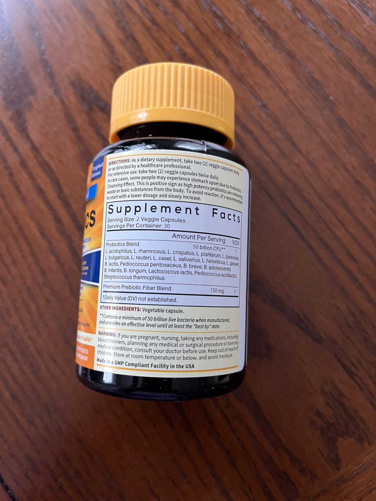 NewRhythm Probiotics 50 Billion CFU 20 Strains, 60 Veggie Capsules, Targeted Release Technology, Stomach Acid Resistant, No Need for Refrigeration, Non-GMO, Gluten Free customer photo 1