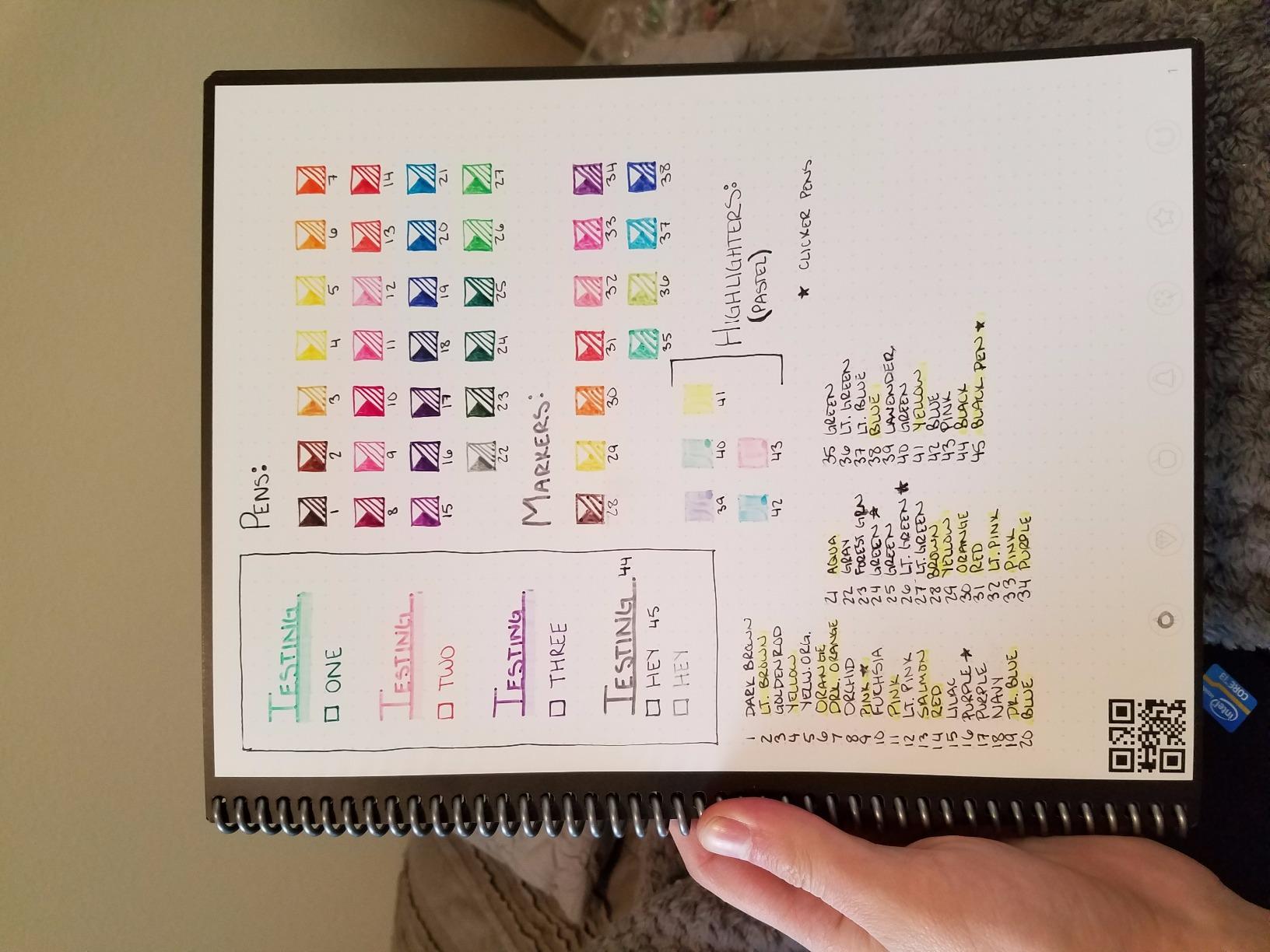 Rocketbook Core Reusable Spiral Notebook, Letter Size 8.5x11, Black - Dotted Pages, App-Connected, Erasable, Durable Cover, Ideal for School, Work, and Creative Projects customer photo 1