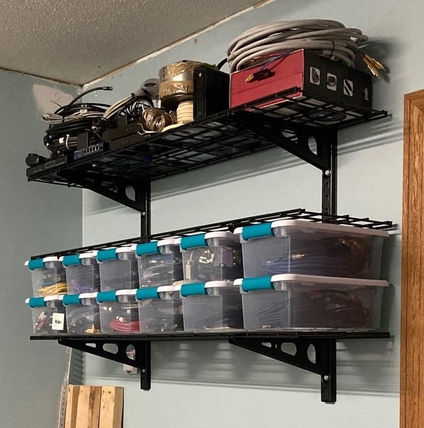 FLEXIMOUNTS 3-Tier 1x4ft Garage Storage Wall Shelving, Height Adjustable customer photo 1
