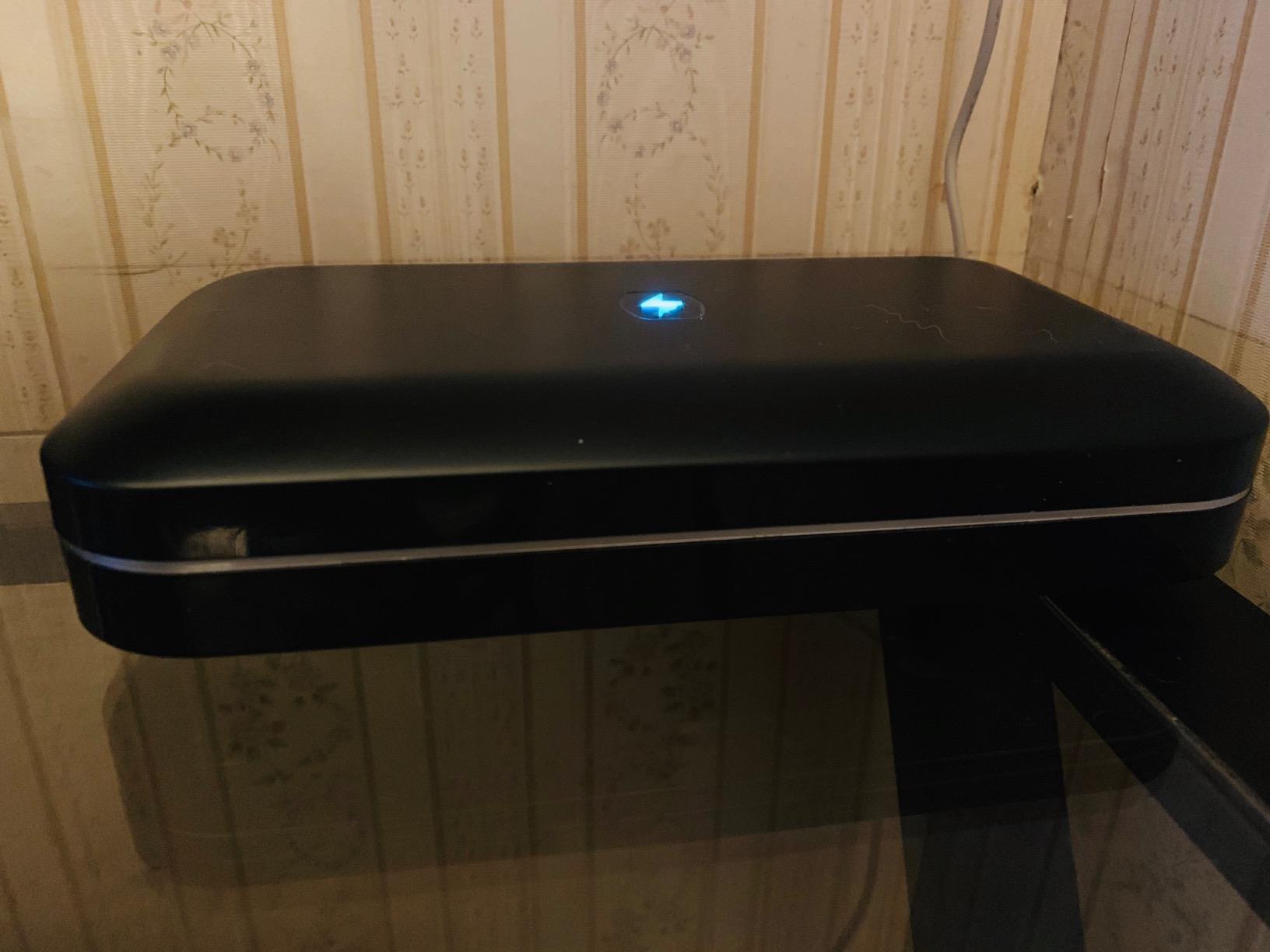 PhoneSoap 3 UV Phone Sanitizer Box & Dual Charger, Patented 360° UVC, Black customer photo 1