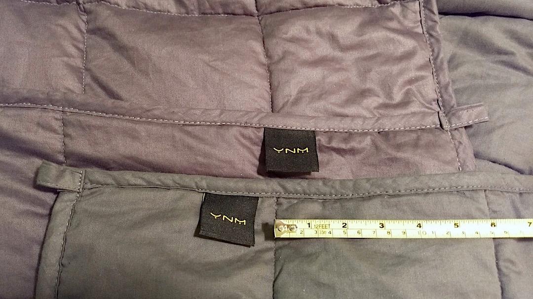 YnM 15lbs Weighted Blanket for Adults, 48x72 Inches, Dark Grey customer photo 1