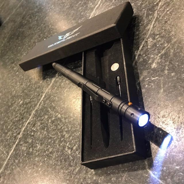 Tactical Pen – Self Defense Survival EDC Pen with LED Flashlight, Glass Breaker & Bottle Opener – Military Multitool Pen for Men & Women – Veteran-Owned TakeFlight – 2 Ink Refills + Extra Battery customer photo 2