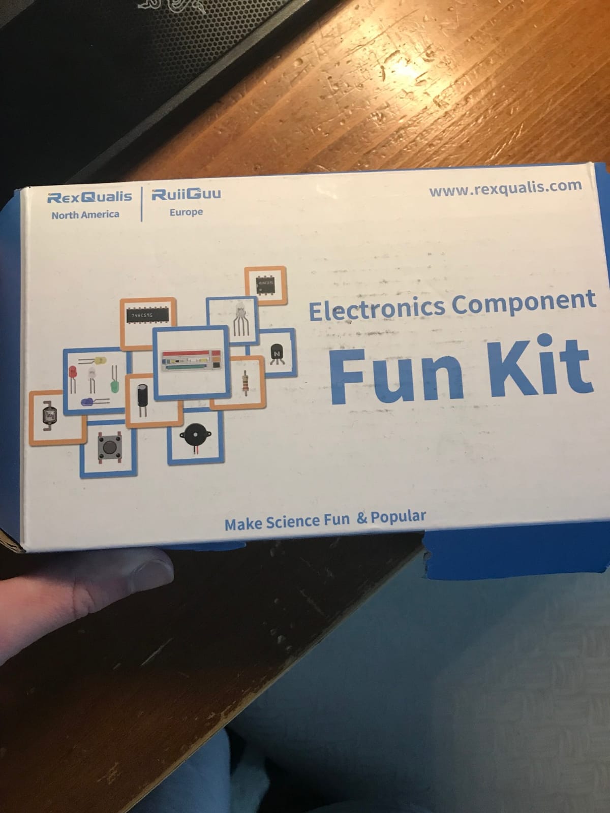 REXQualis Electronics Component Fun Kit w/Power Supply Module, Jumper Wire, 830 tie-Points Breadboard, Precision Potentiometer,Resistor Compatible with Arduino, Raspberry Pi, STM32 customer photo 2