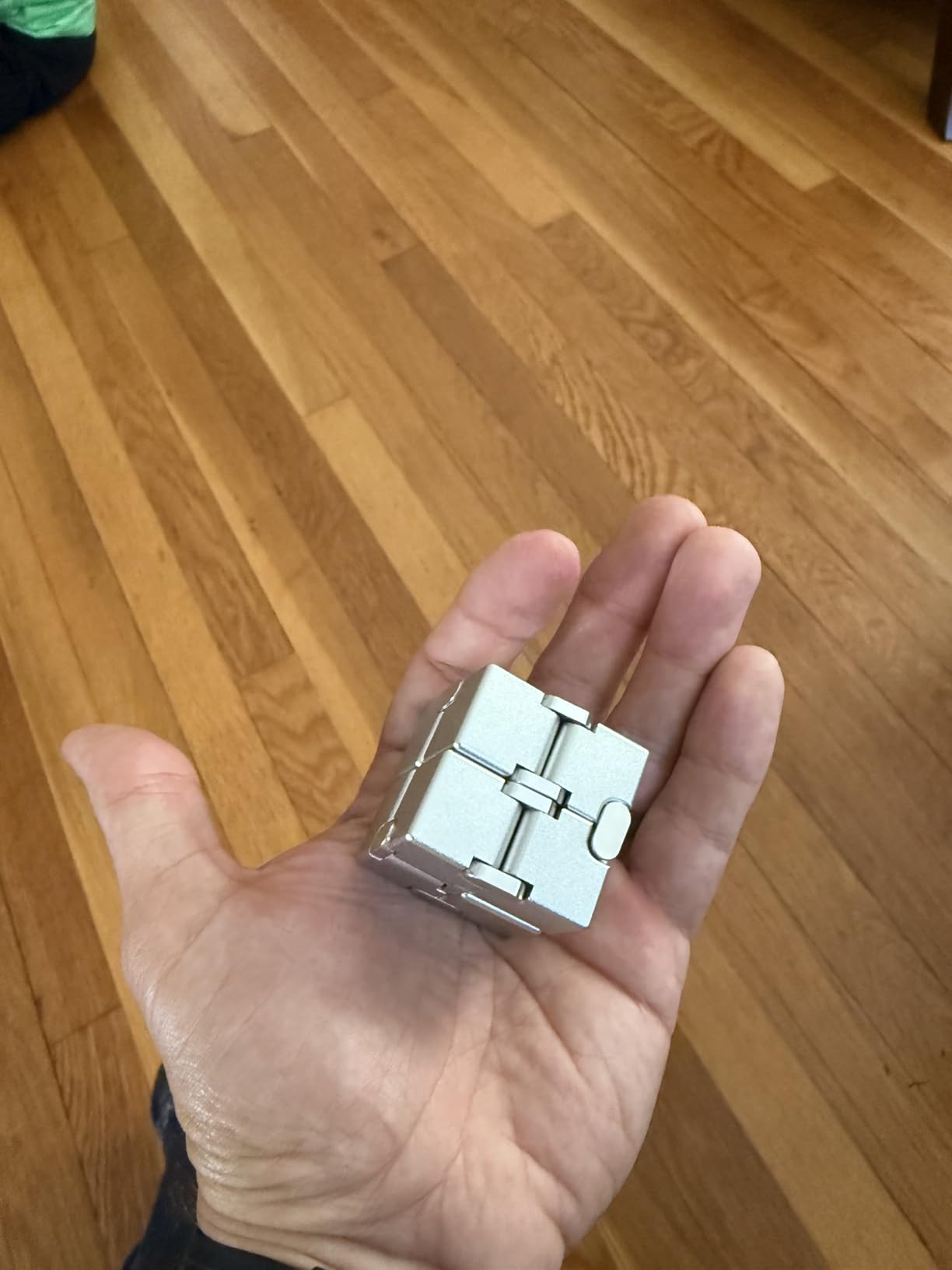 JOEYANK Fidget Cube Metal Infinity Cube for Stress and Anxiety Relief/ADHD customer photo 1