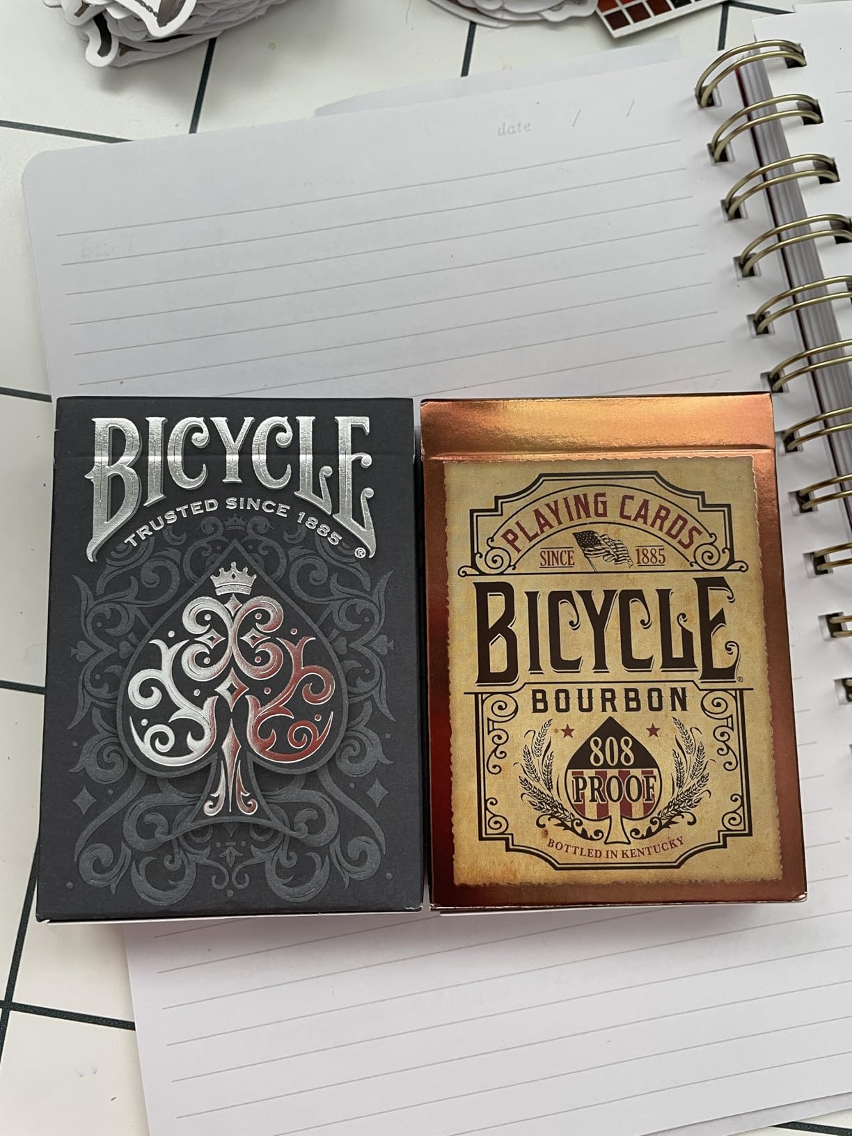 Bicycle Bourbon Playing Cards Brown' customer photo 2