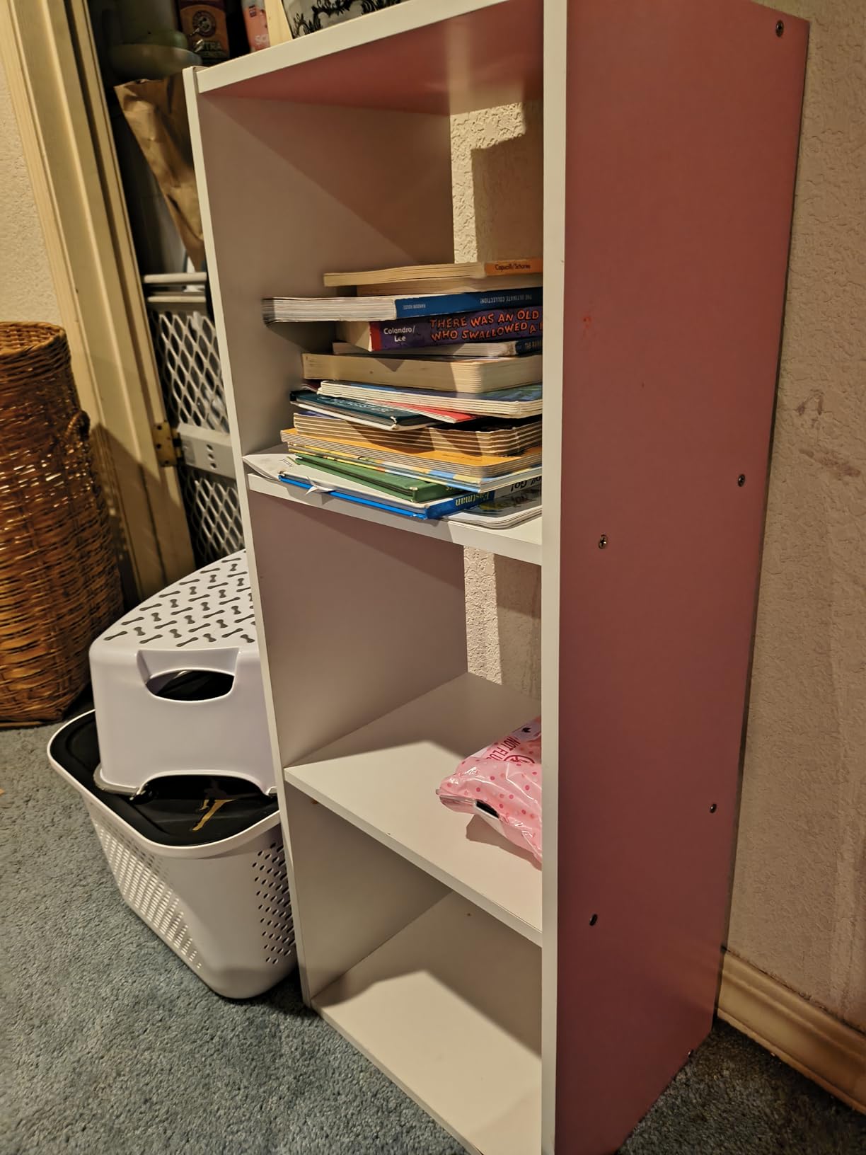 Furinno LUDER Book Shelf, 3-Cube Bookshelf, Bookcase with Open Shelves, 9.3 x 12 x 31.5, Easy Assembly, for Living Room, Bedroom, Home Office, White customer photo 1