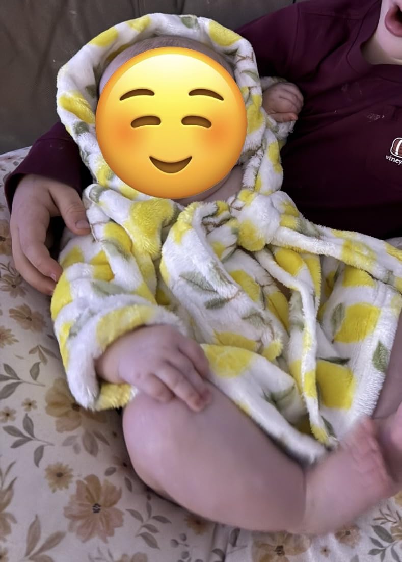 Hudson Baby Unisex Baby Plush Animal Face Bathrobe customer photo 1