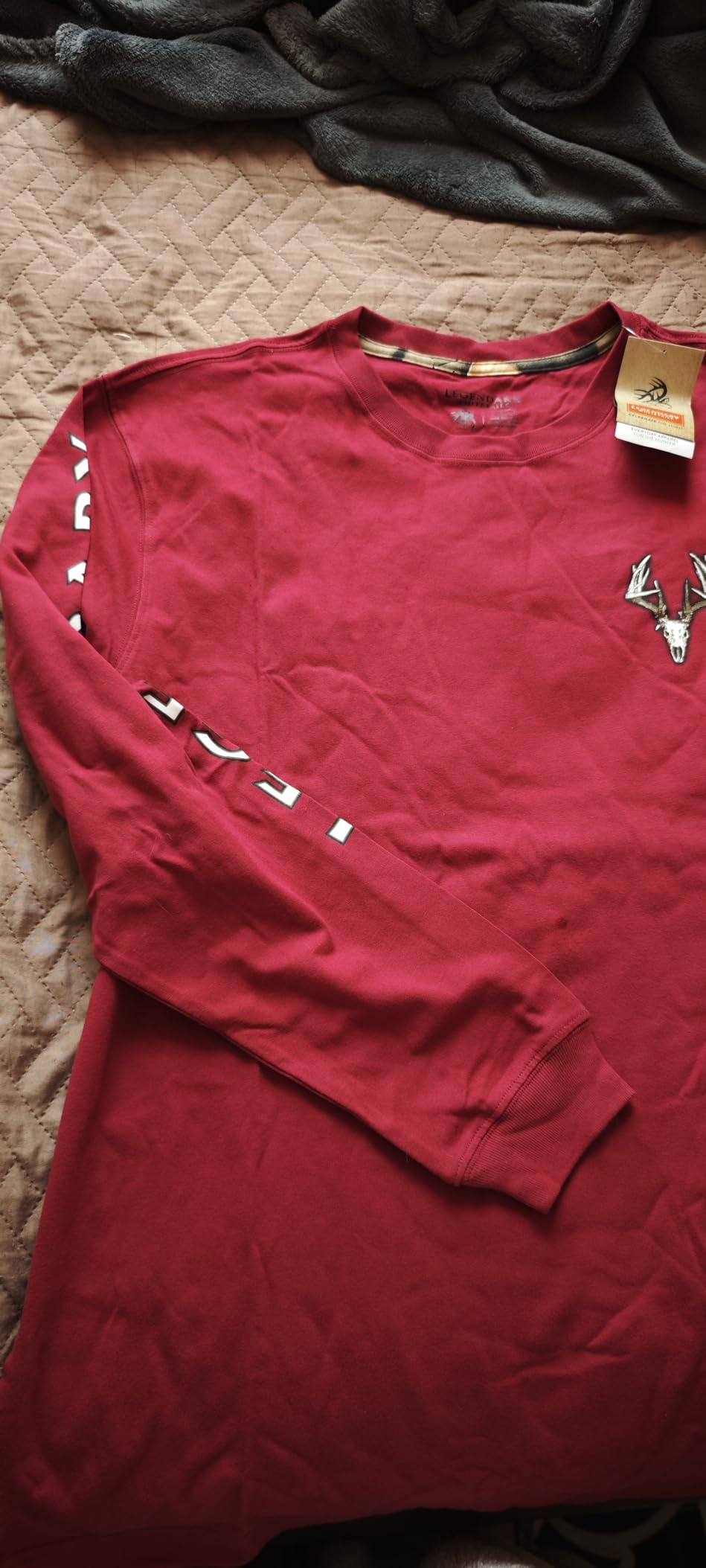 Legendary Whitetails Mens Long Sleeve T-Shirt 100% Cotton Preshrunk Tee customer photo 2
