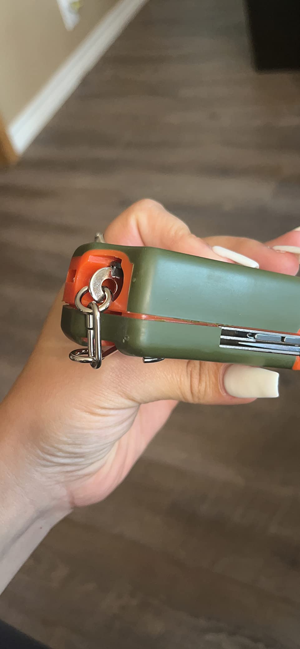 Fisherman Gift Tool Fishing Multitool - Hook Remover, Scale Scraper, Tape Measure, Bait Cutter, Flashlight, Knife, Scissors, Weight Scale, Bottle Opener, Gift Idea for Men Women Kids customer photo 1
