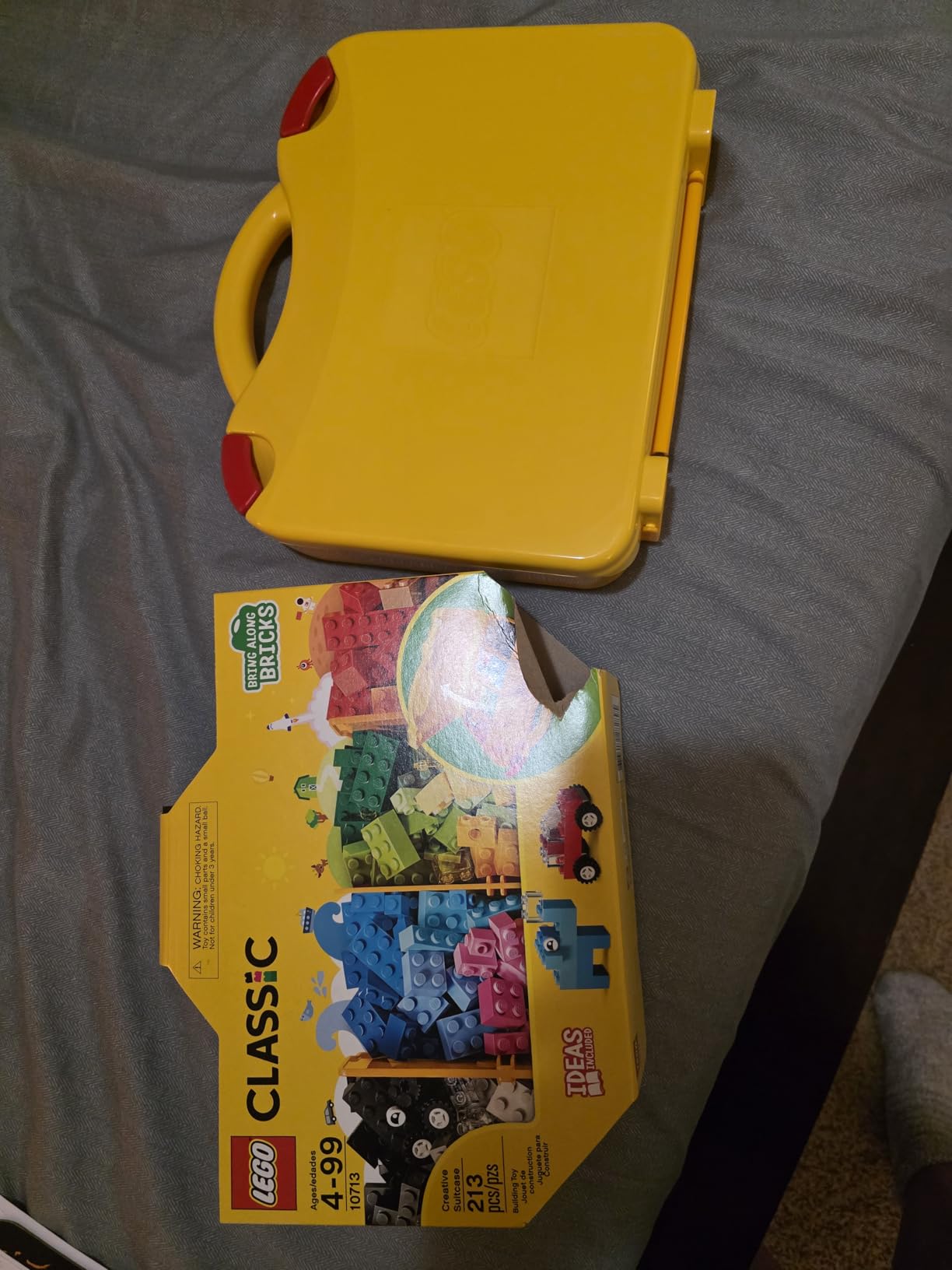 LEGO Classic Creative Suitcase 10713 - Includes Sorting Storage Organizer Case with Fun Colorful Building Bricks, Preschool Learning Toy for Kids, Boys and Girls Ages 4 Years Old and Up customer photo 1