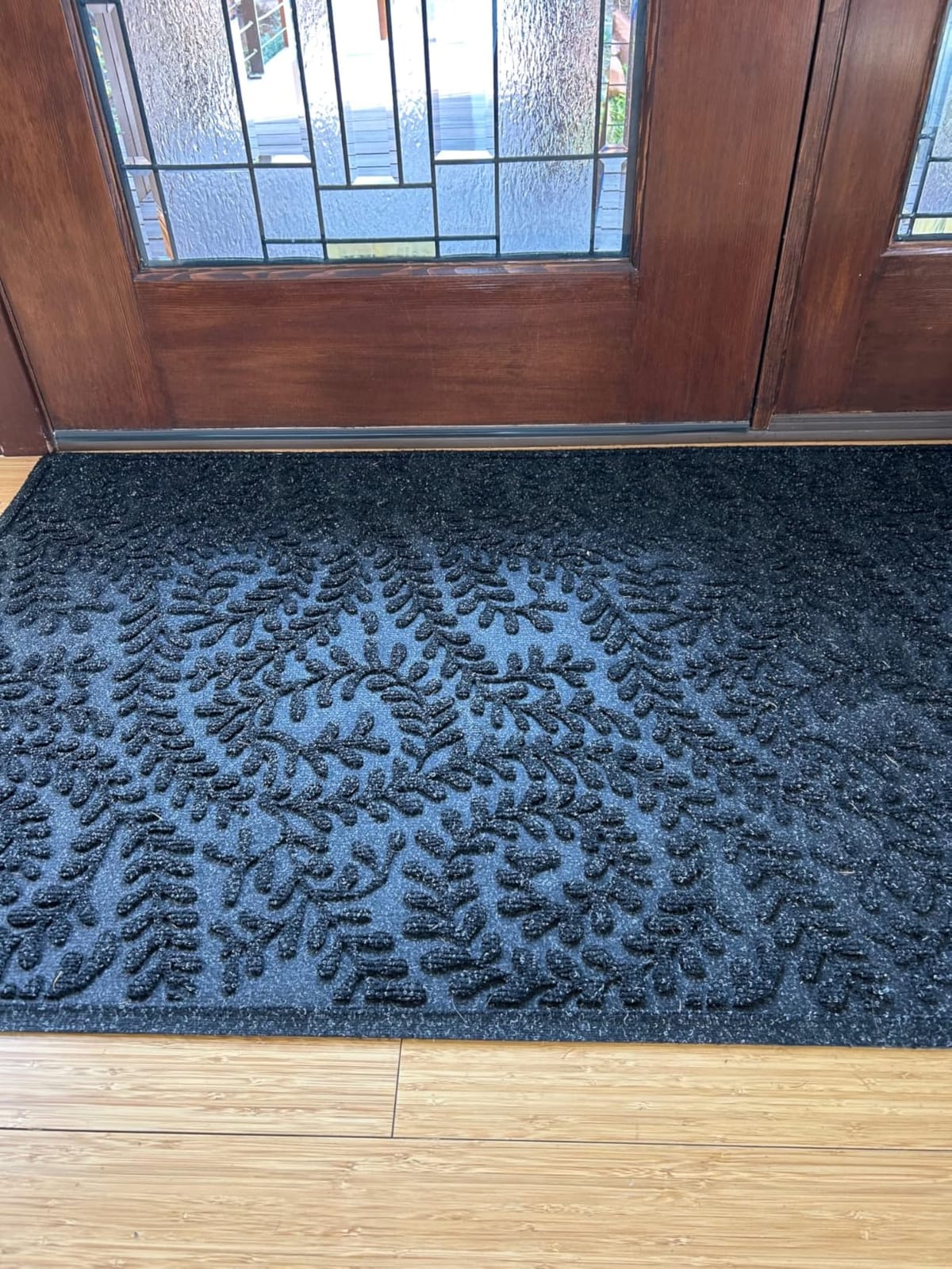 WaterHog Boxwood Front Door Mat Indoor Outdoor Entrance, All-Weather Mats customer photo 1