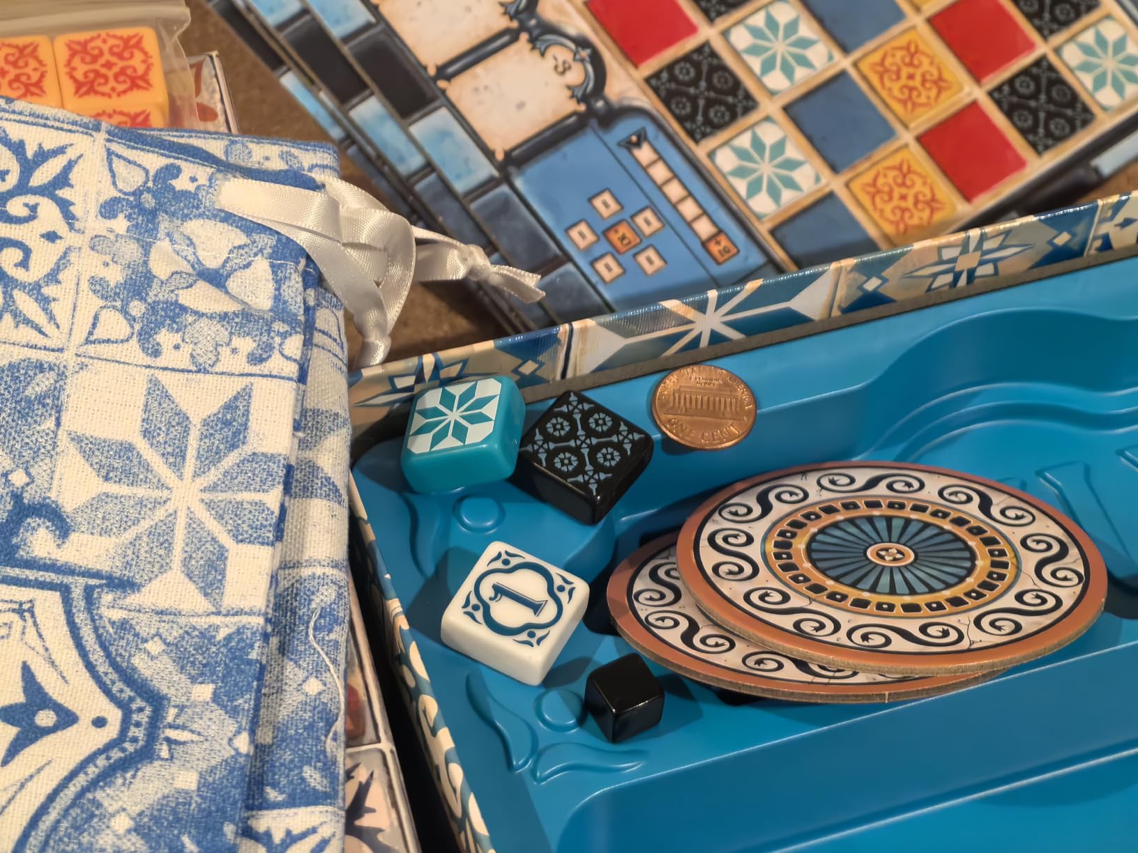 Azul Mosaic Tile-Placement Strategy Board Game, 2-4 Players, 30-45 Min customer photo 2