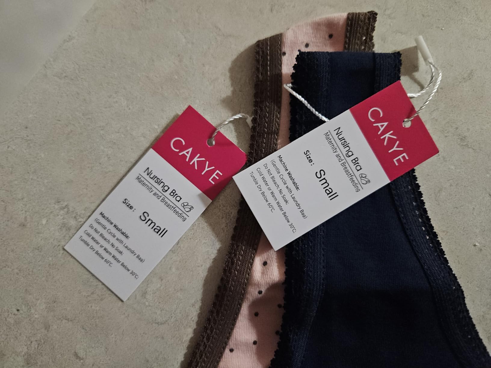 CAKYE 3 Pack Maternity Nursing Sleep Bra Breastfeeding Cotton Bralette customer photo 2