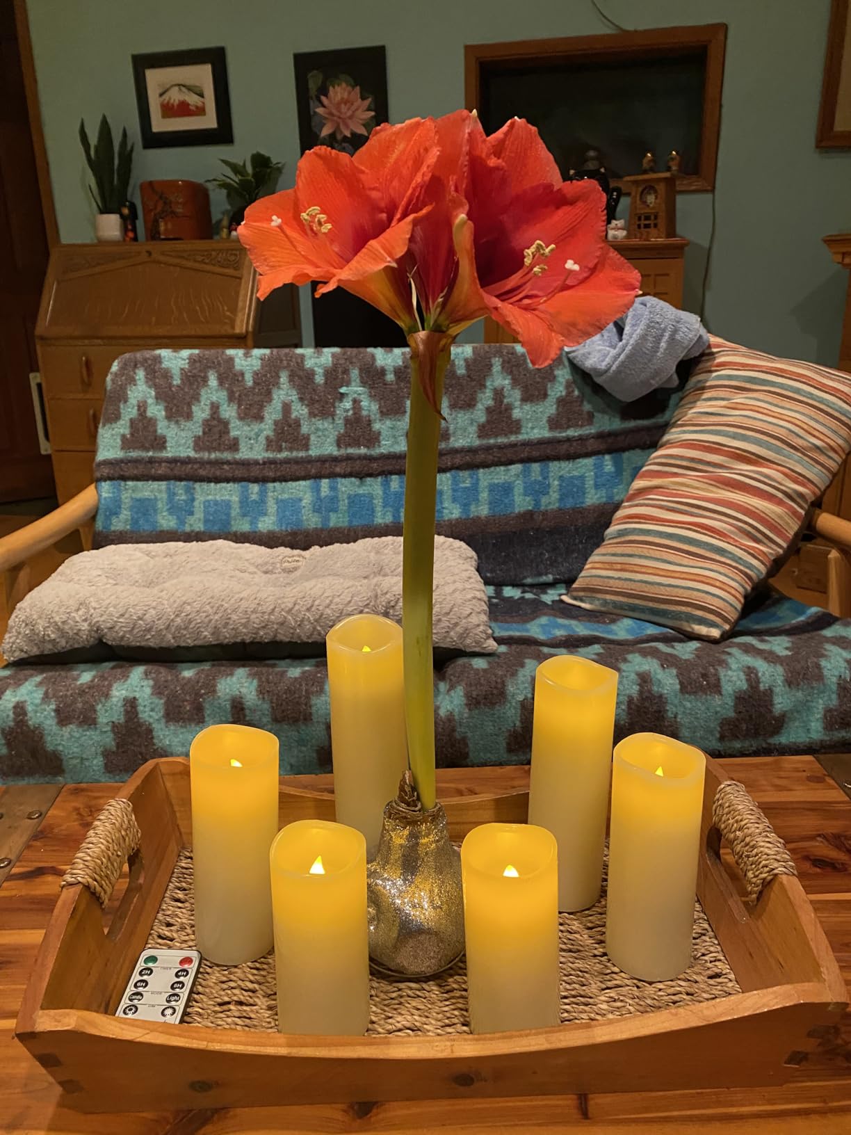 Hausware Flameless Candles Battery Operated Candles Set of 12 (D: 3