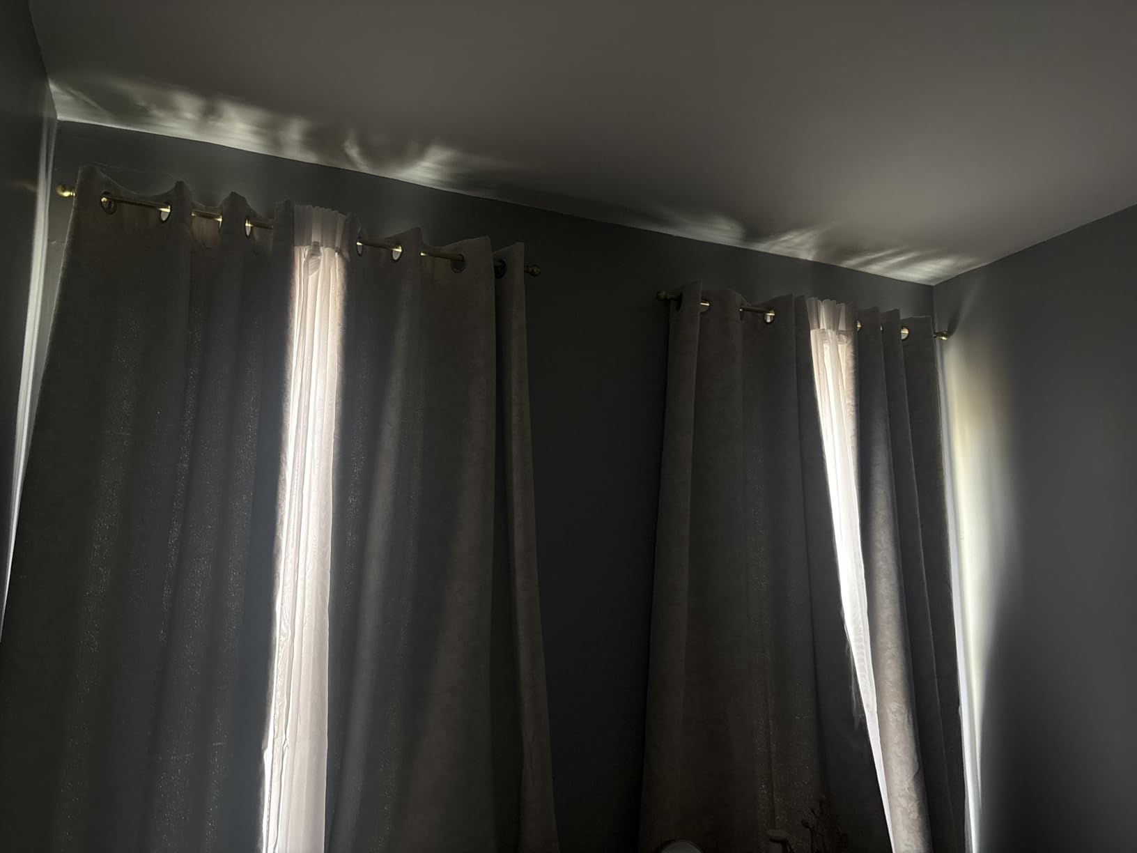RYB HOME White Sheer Curtains 96 inches Long 4 Panels Set for Living Room customer photo 2