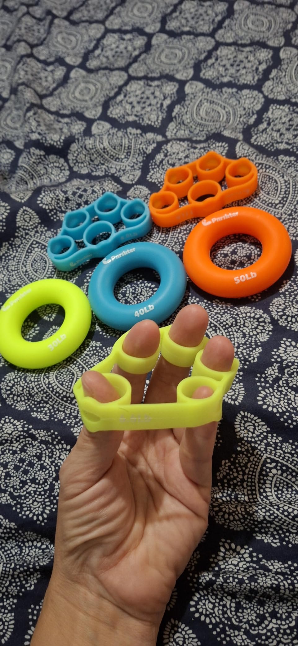 Pnrskter Hand Grip Strengthener, Finger Exerciser, Grip Strength Trainer customer photo 2