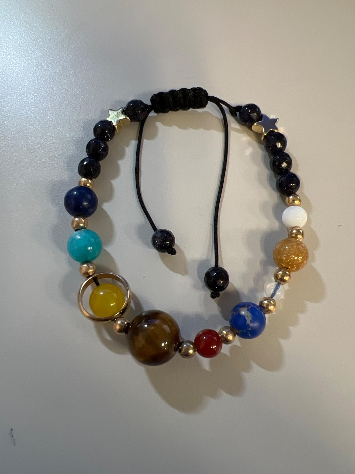 Fesciory Solar System Bracelet for Women, Universe Galaxy Beaded Jewelry customer photo 1