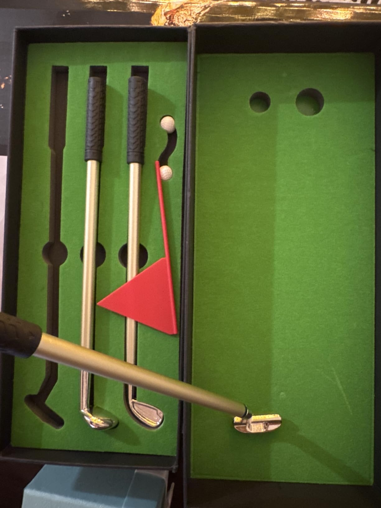 Golf Pen Desktop Games - Funny Gifts for Golfers, Coworkers, Boss - Stocking Stuffers customer photo 1