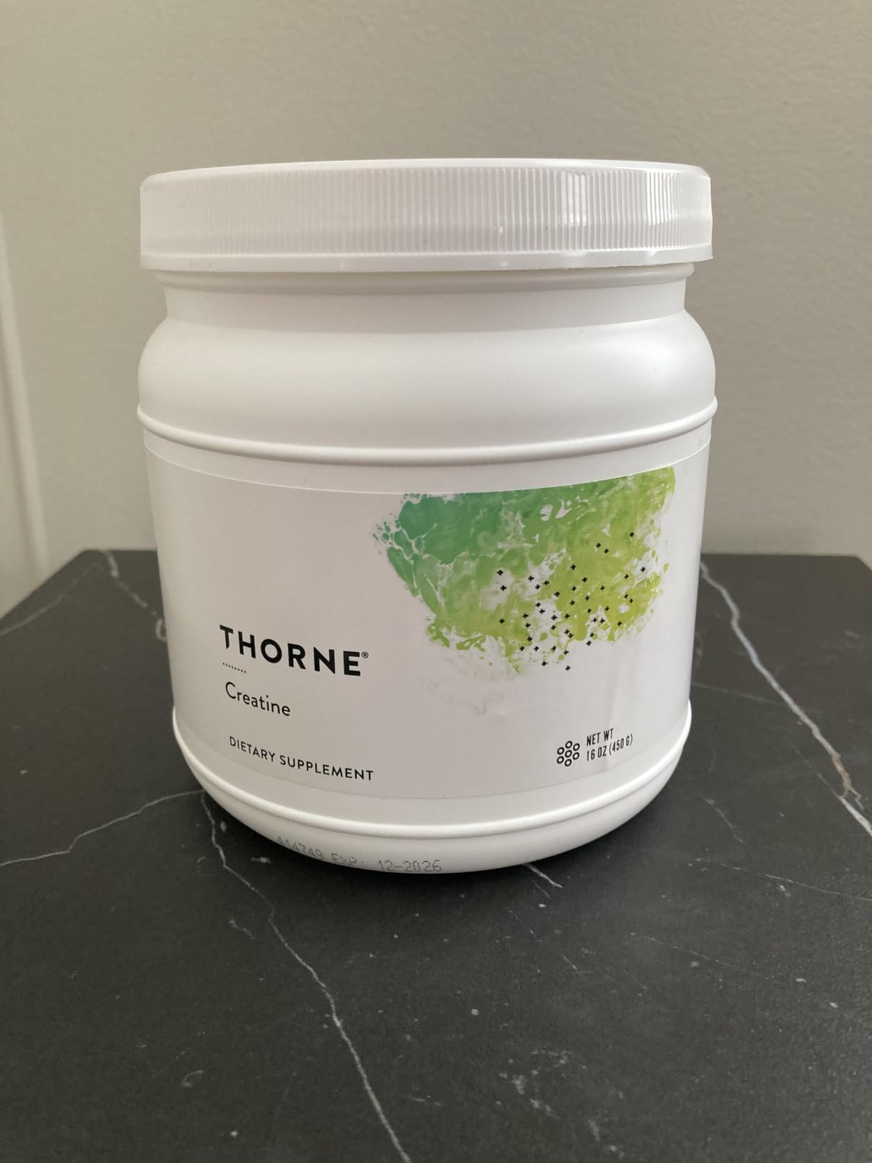 THORNE Creatine, Micronized Creatine Monohydrate Powder, 90 Servings customer photo 1