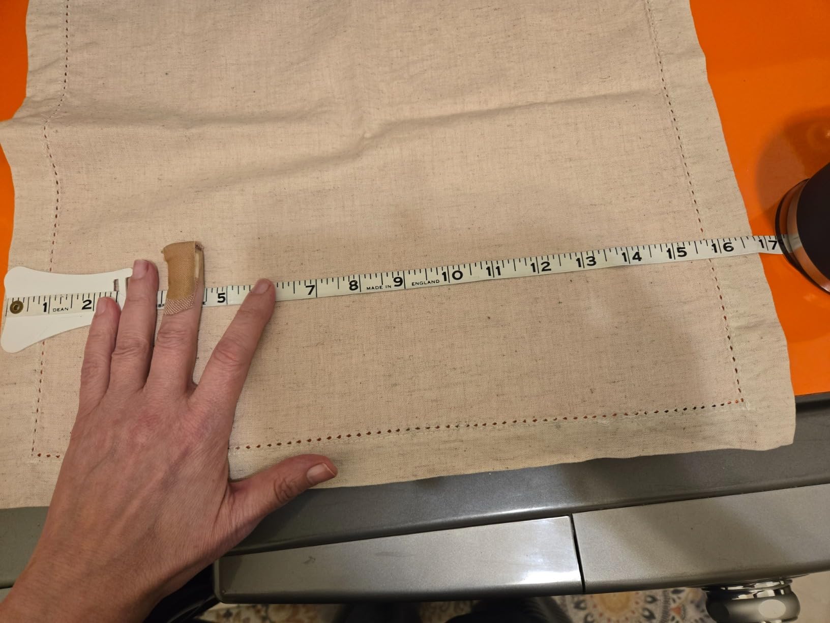 Lightnpro Flax Linen Napkins Set of 12 – Hemstitched Dinner Cloth Napkins, Washable and Reusable Natural Flax Napkins for Dining, Parties, Weddings, Holiday & Everyday Use – 18x18 Inch Natural Color customer photo 1