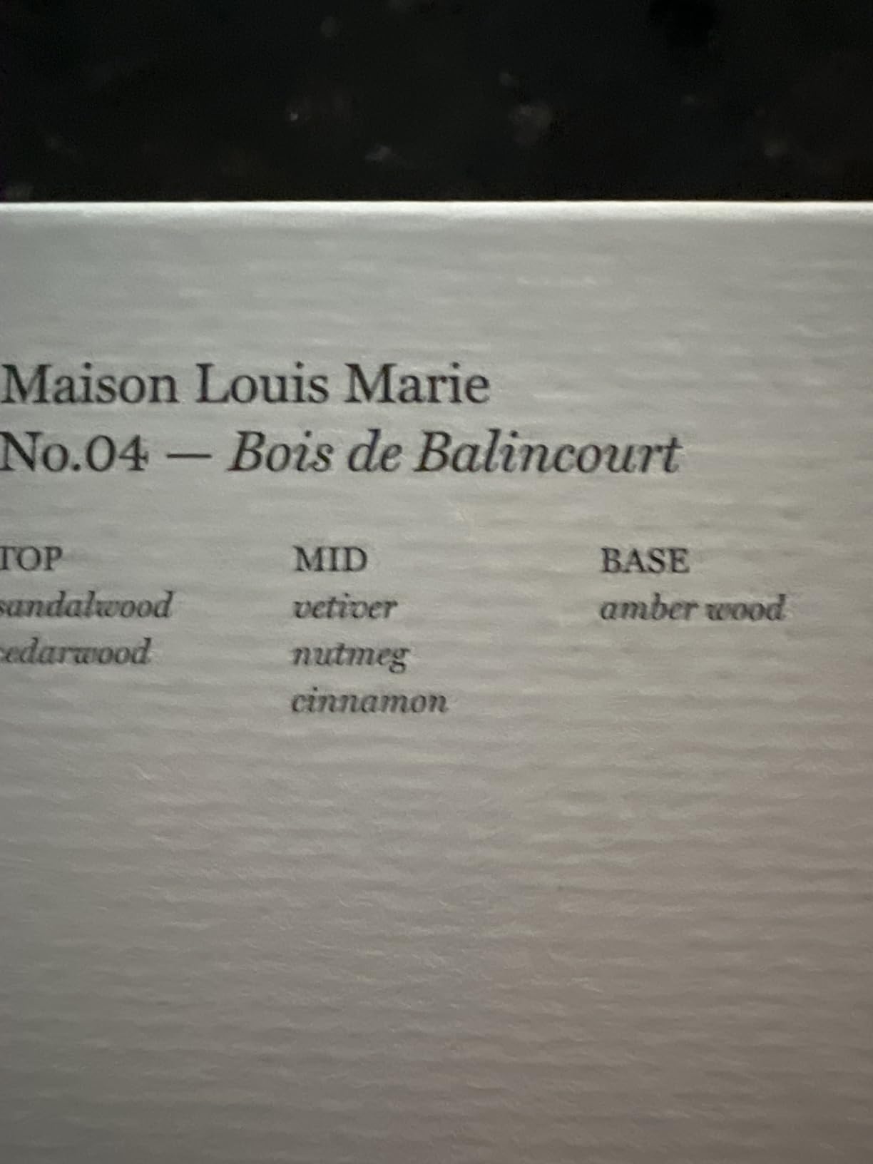 Maison Louis Marie - No.04 Bois de Balincourt Soy Wax Candle | Luxury Fragrances for a Modern World (8.5 oz | 240 g) customer photo 2