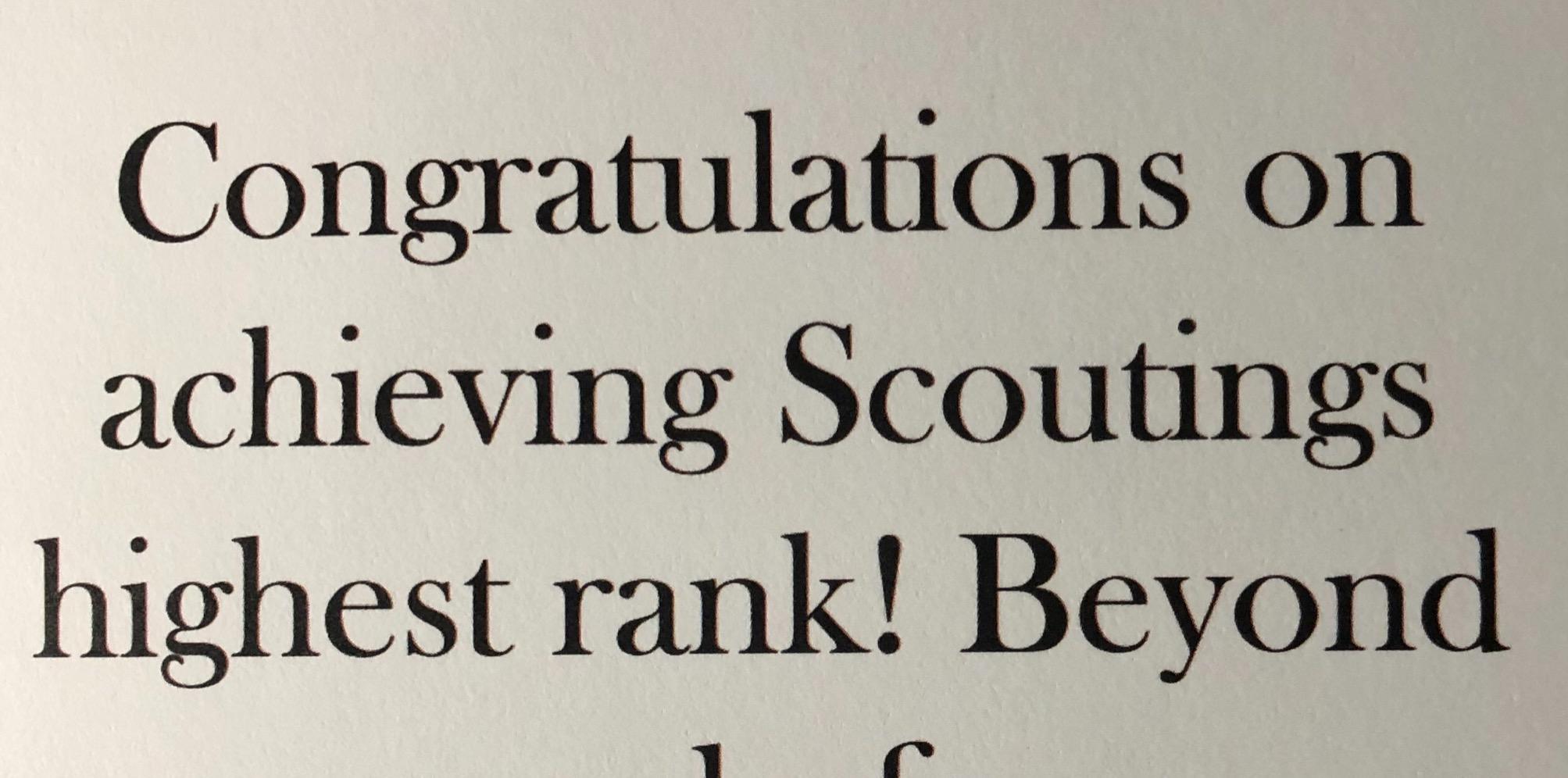 Grandson Eagle Scout Congratulations Card - So Proud of You Keepsake, Honor Achievement Card from Grandparents, Eagle Scout Court of Honor Gift customer photo 2