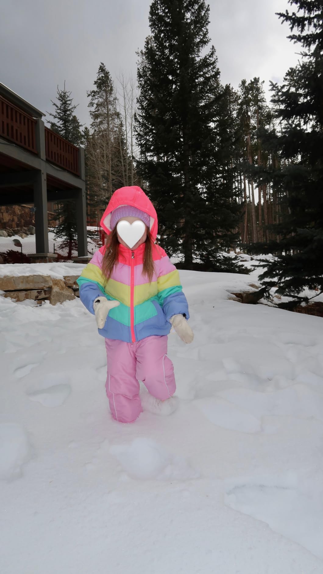 OshKosh B'Gosh Girls' Perfect Colorblocked Heavyweight Jacket Coat customer photo 2