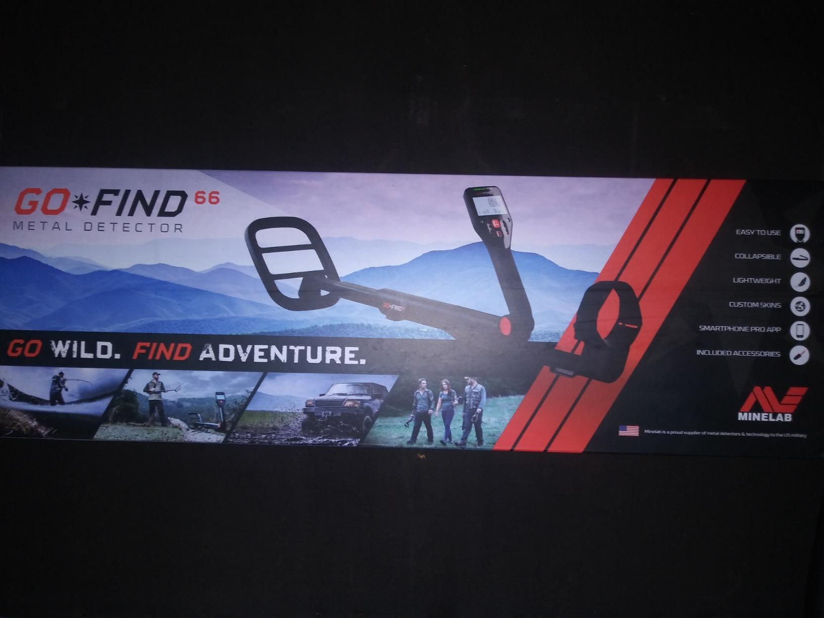 Minelab GO-FIND 66 High-Power Ultra-Light Metal Detector for Adults with 10