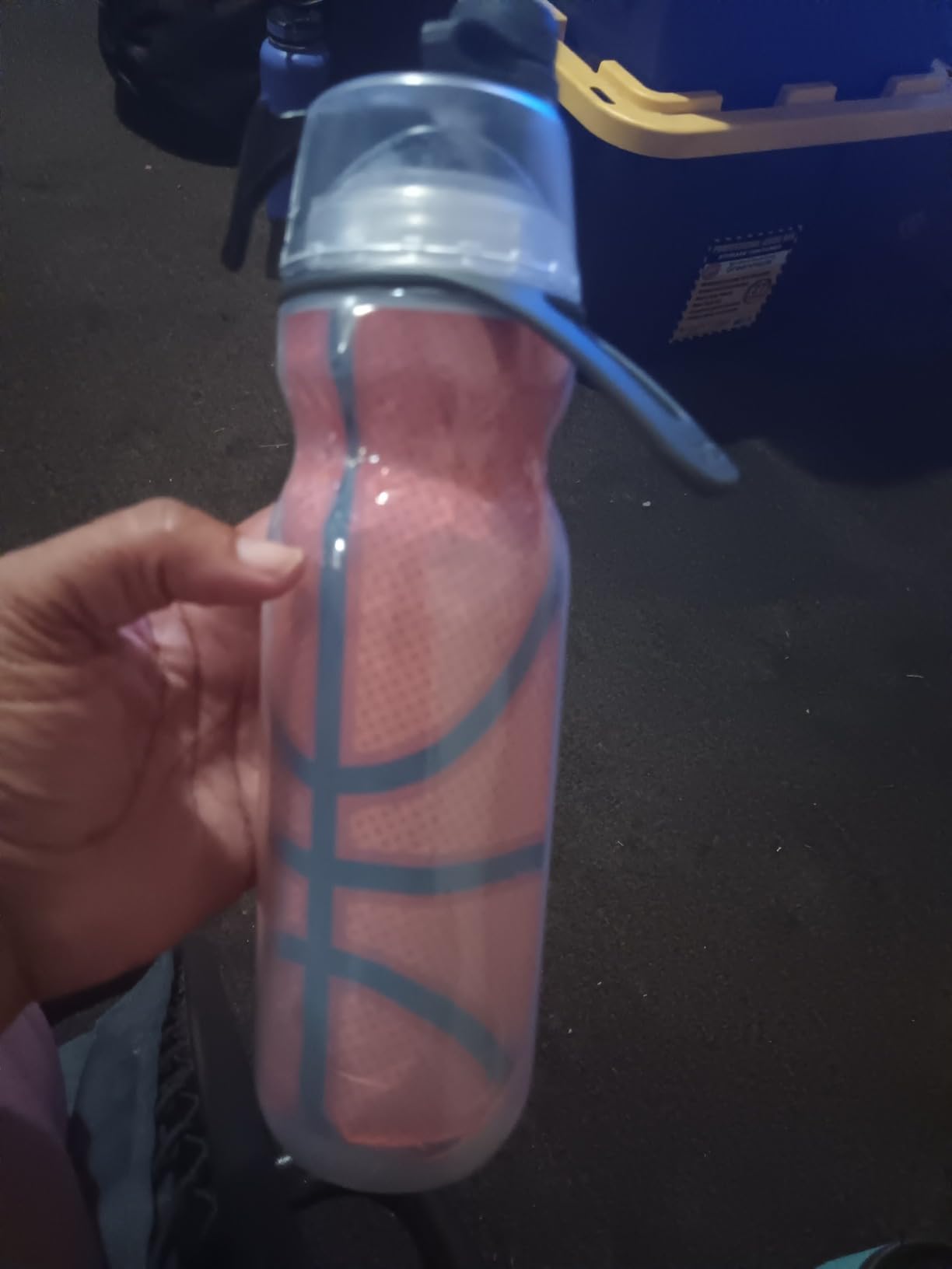 O2COOL Mist N Sip 20 oz Misting Reusable Sports Water Bottle Basketball customer photo 1