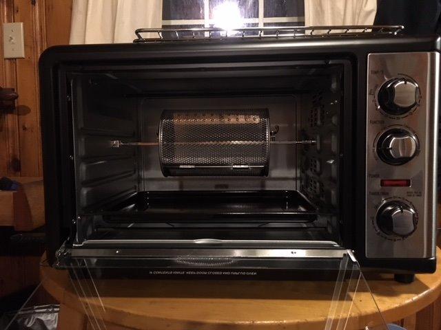 Rotisserie Oven Basket Grill Roaster Drum Stainless Steel Roast Baking Rotary Coffee Beans Nuts Peanut BBQ customer photo 1