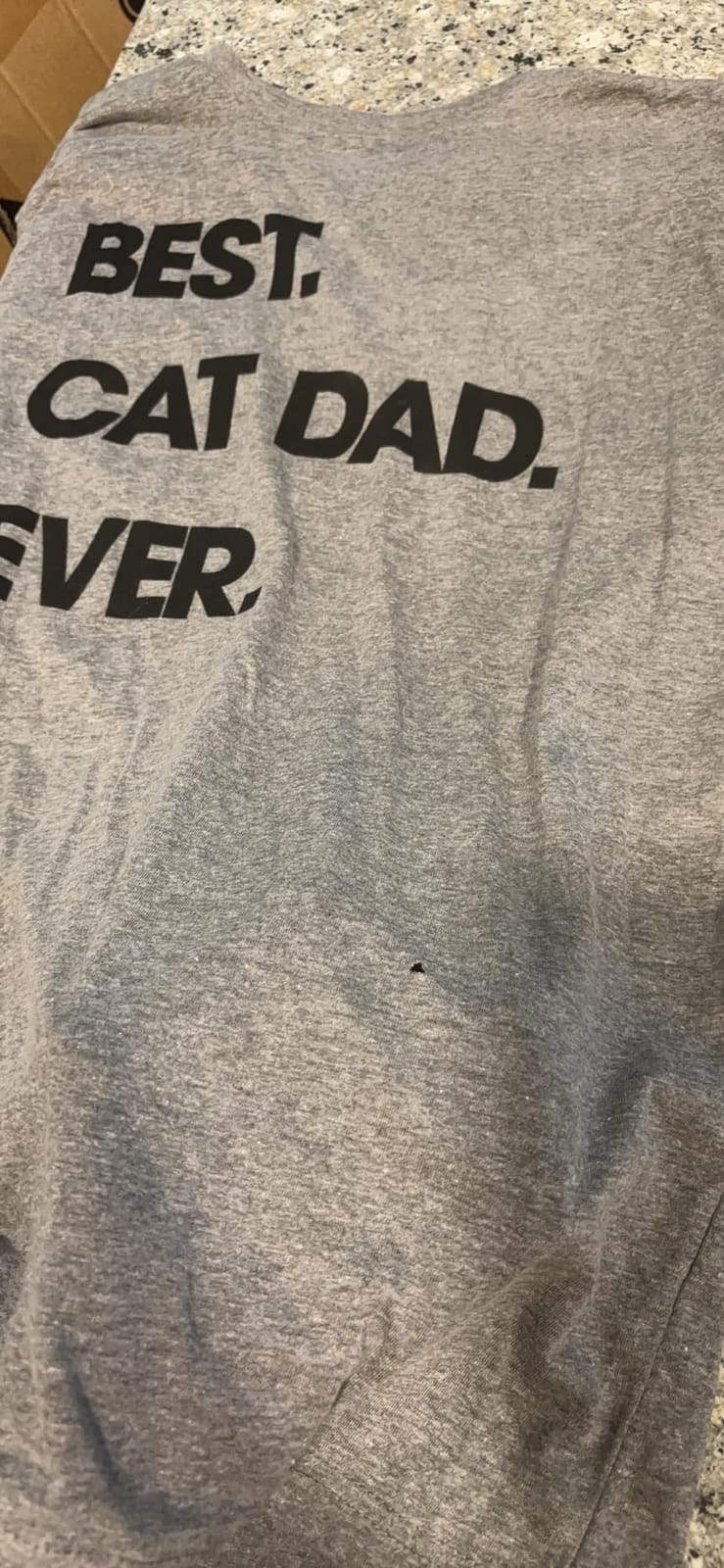 Mens Best Cat Dad Ever T Shirt Funny Fathers Day Kitty Sarcastic Saying Novelty customer photo 1