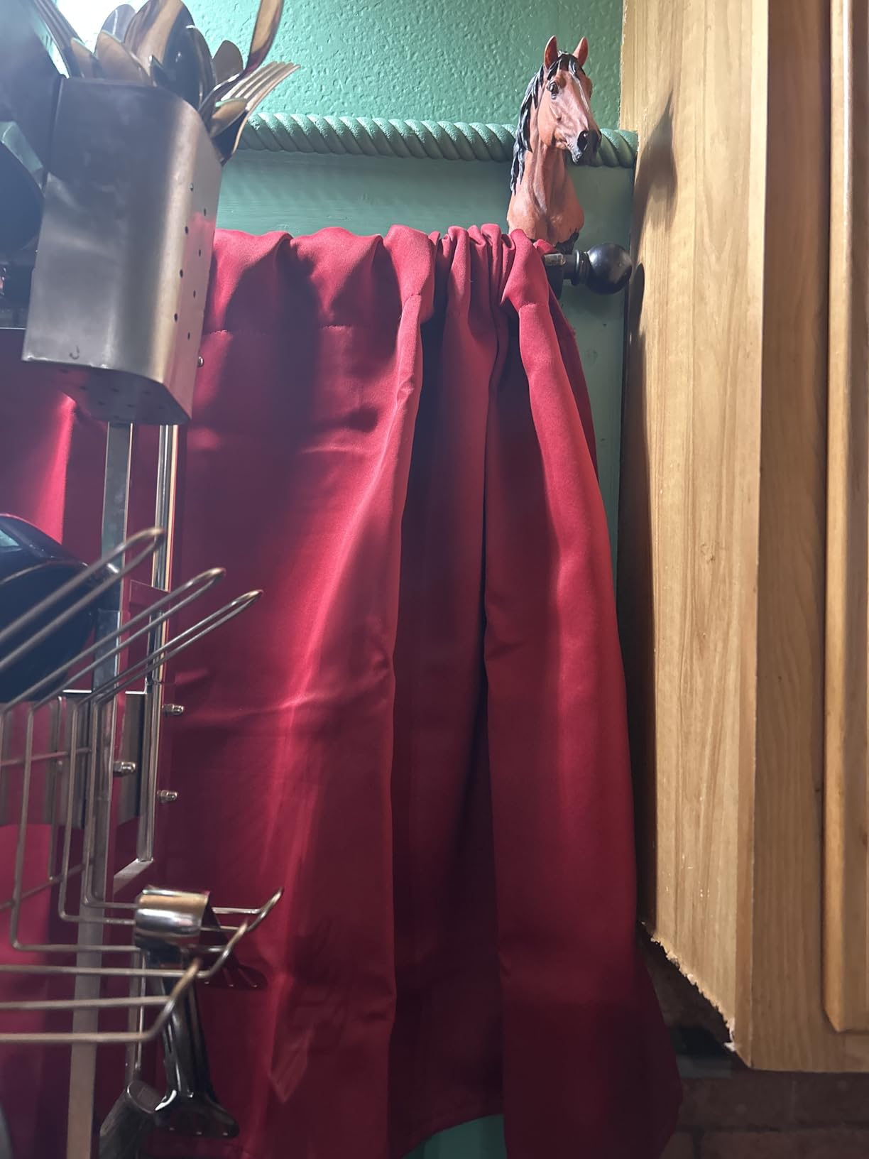 RYB HOME Short Grey Blackout Curtains for Small Bedroom Kitchen Cafe Window customer photo 1