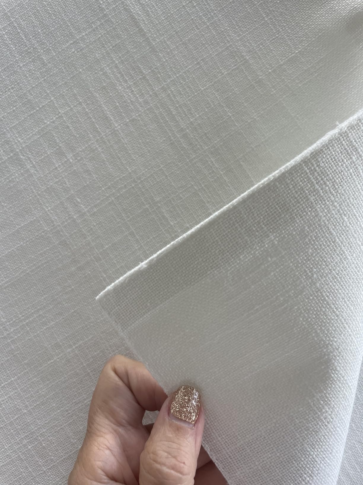 Home Brilliant Linen Placemats Set of 4 Heat Resistant Dining Table Cloth Place Mats Kitchen Table Mats Placemats Table Decor, Natural Linen customer photo 2