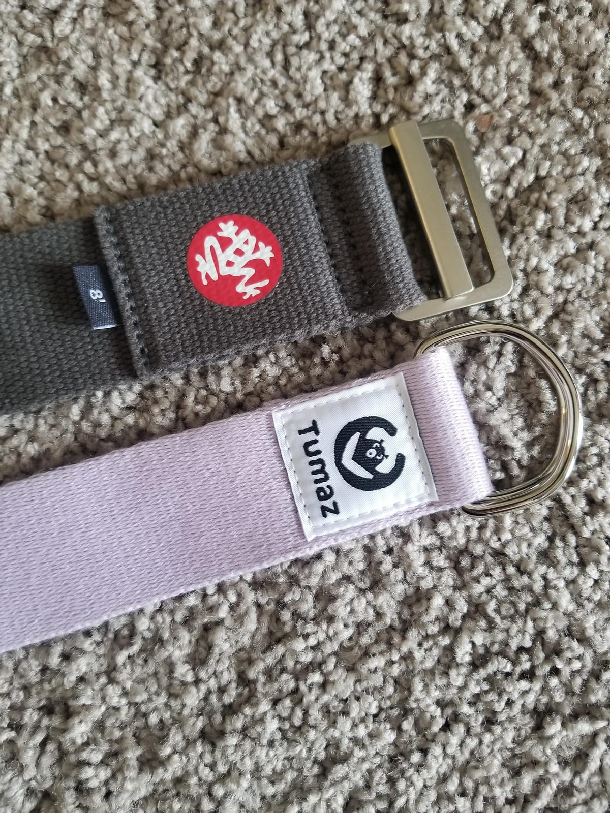 Tumaz Yoga Strap for Stretching with Adjustable D-Ring, 6/8/10 ft customer photo 1